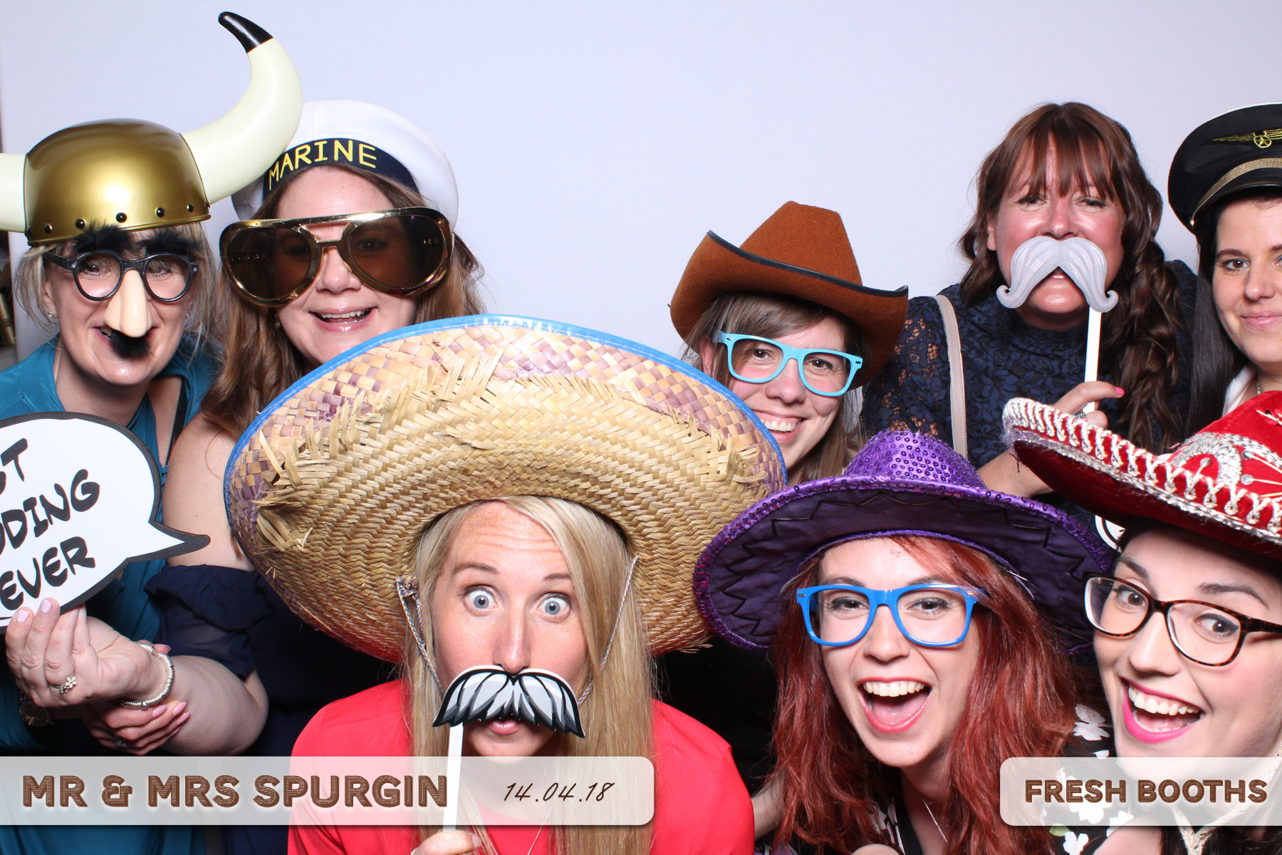 Mr & Mrs Spurgin | View more photos from the event at gallery.freshbooths.com/u/FreshBooths/Mr-Mrs-Spurgin