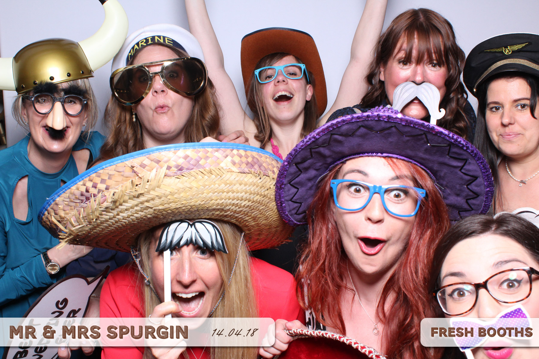 Mr & Mrs Spurgin | View more photos from the event at gallery.freshbooths.com/u/FreshBooths/Mr-Mrs-Spurgin