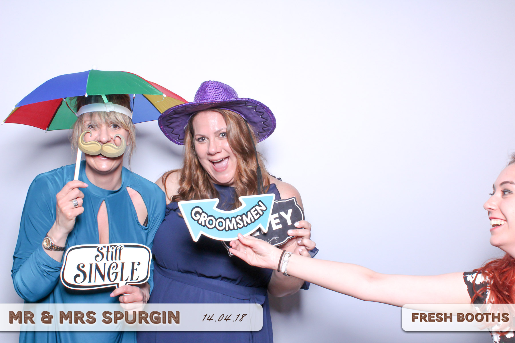Mr & Mrs Spurgin | View more photos from the event at gallery.freshbooths.com/u/FreshBooths/Mr-Mrs-Spurgin