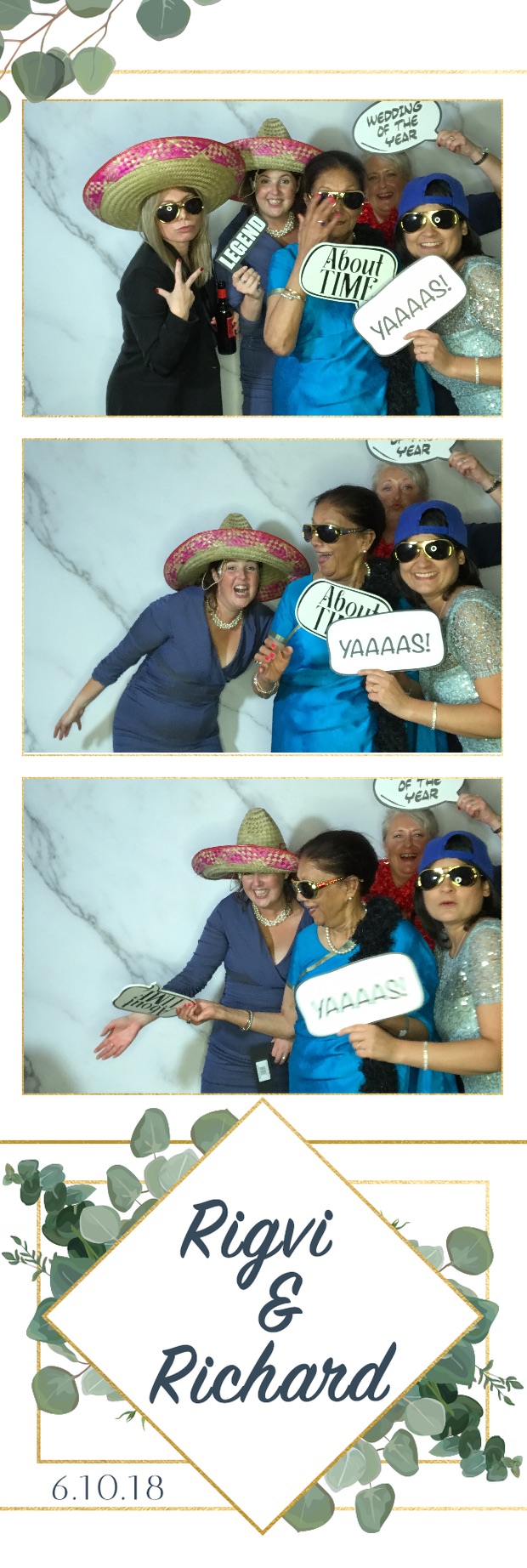 Rigvi & Richard's Wedding  | View more photos from the event at gallery.freshbooths.com/u/FreshBooths/Rigvi-Richards-Wedding