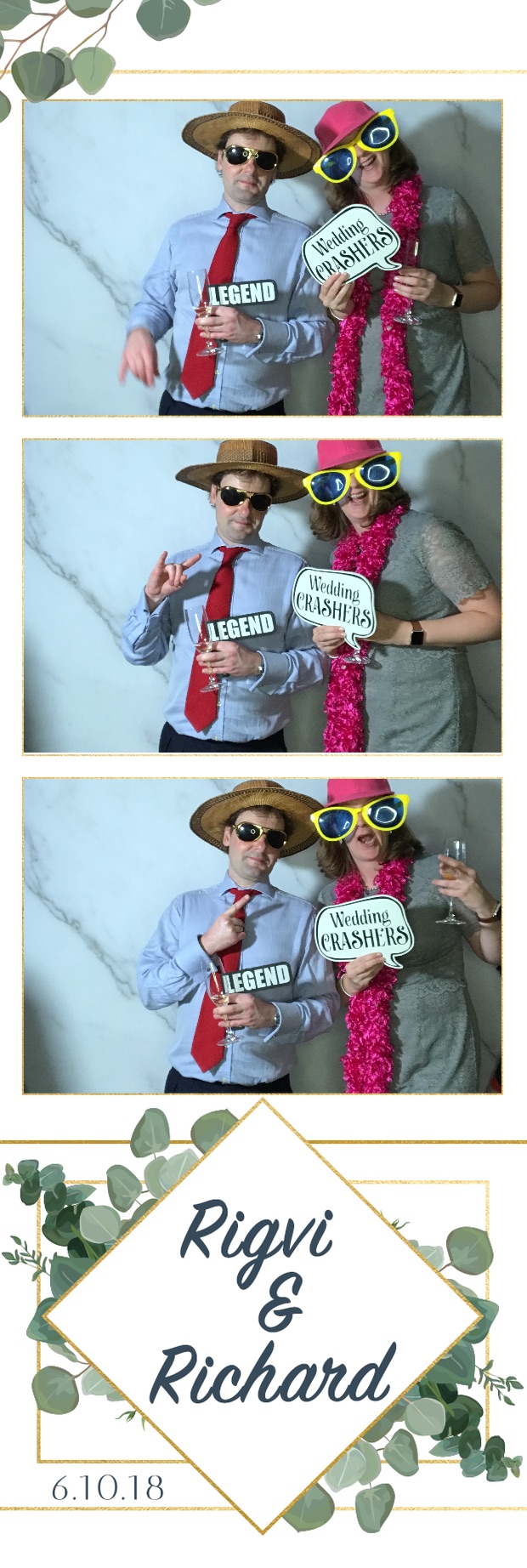 Rigvi & Richard's Wedding  | View more photos from the event at gallery.freshbooths.com/u/FreshBooths/Rigvi-Richards-Wedding