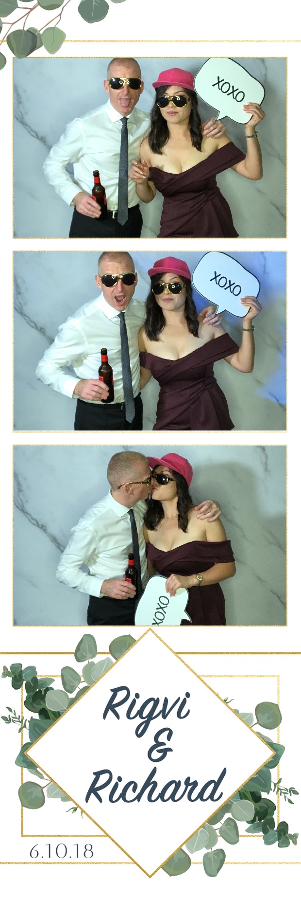 Rigvi & Richard's Wedding  | View more photos from the event at gallery.freshbooths.com/u/FreshBooths/Rigvi-Richards-Wedding