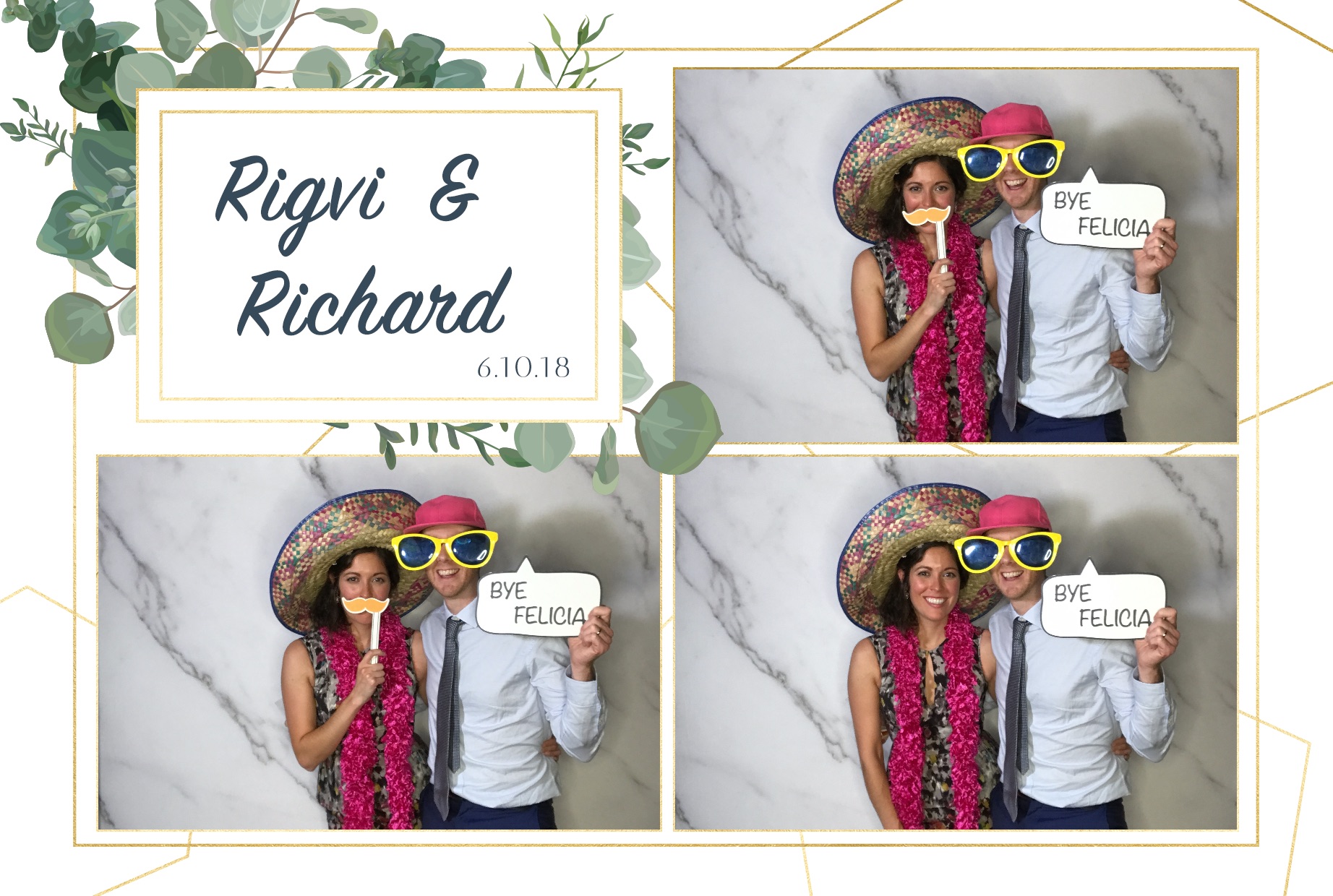 Rigvi & Richard's Wedding  | View more photos from the event at gallery.freshbooths.com/u/FreshBooths/Rigvi-Richards-Wedding