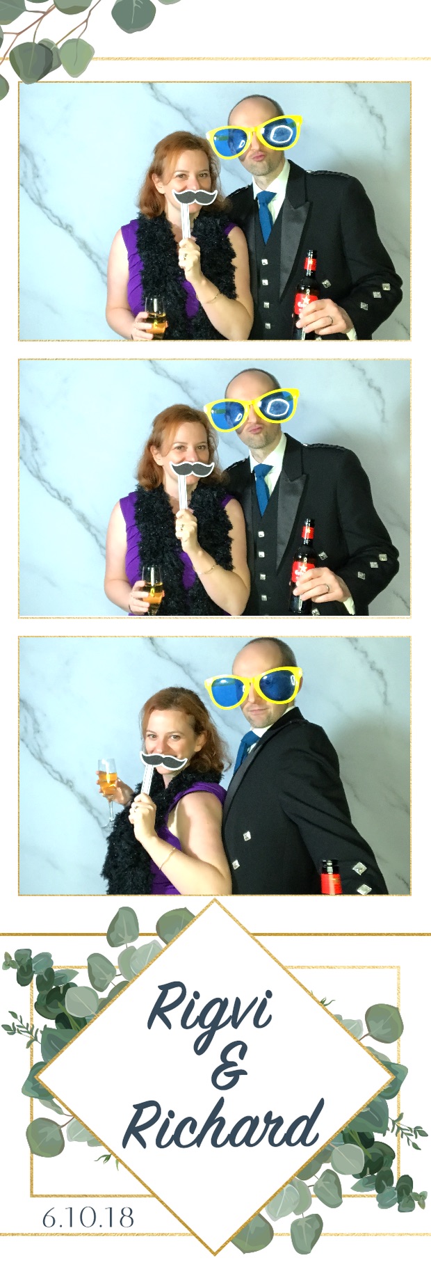 Rigvi & Richard's Wedding  | View more photos from the event at gallery.freshbooths.com/u/FreshBooths/Rigvi-Richards-Wedding