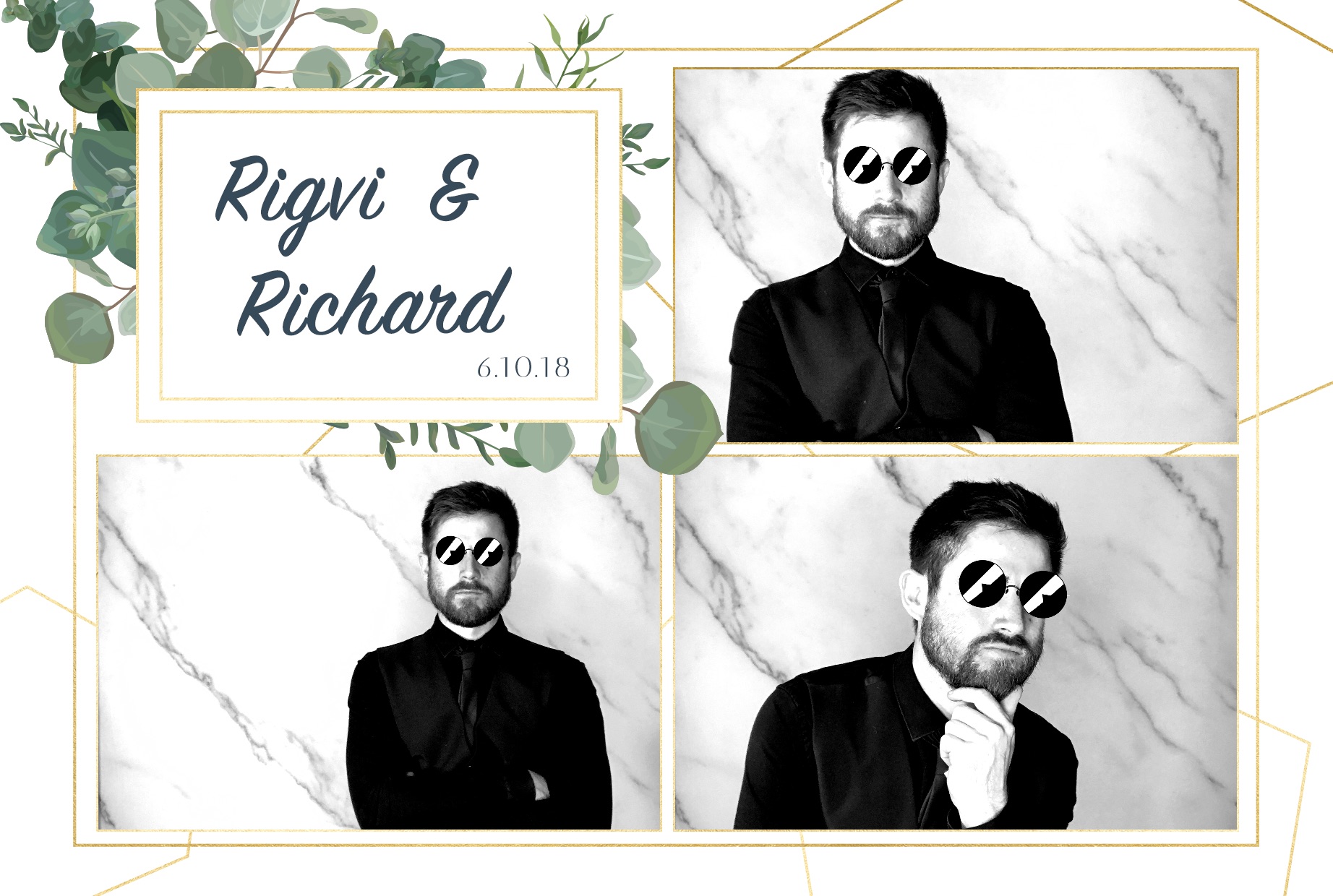 Rigvi & Richard's Wedding  | View more photos from the event at gallery.freshbooths.com/u/FreshBooths/Rigvi-Richards-Wedding