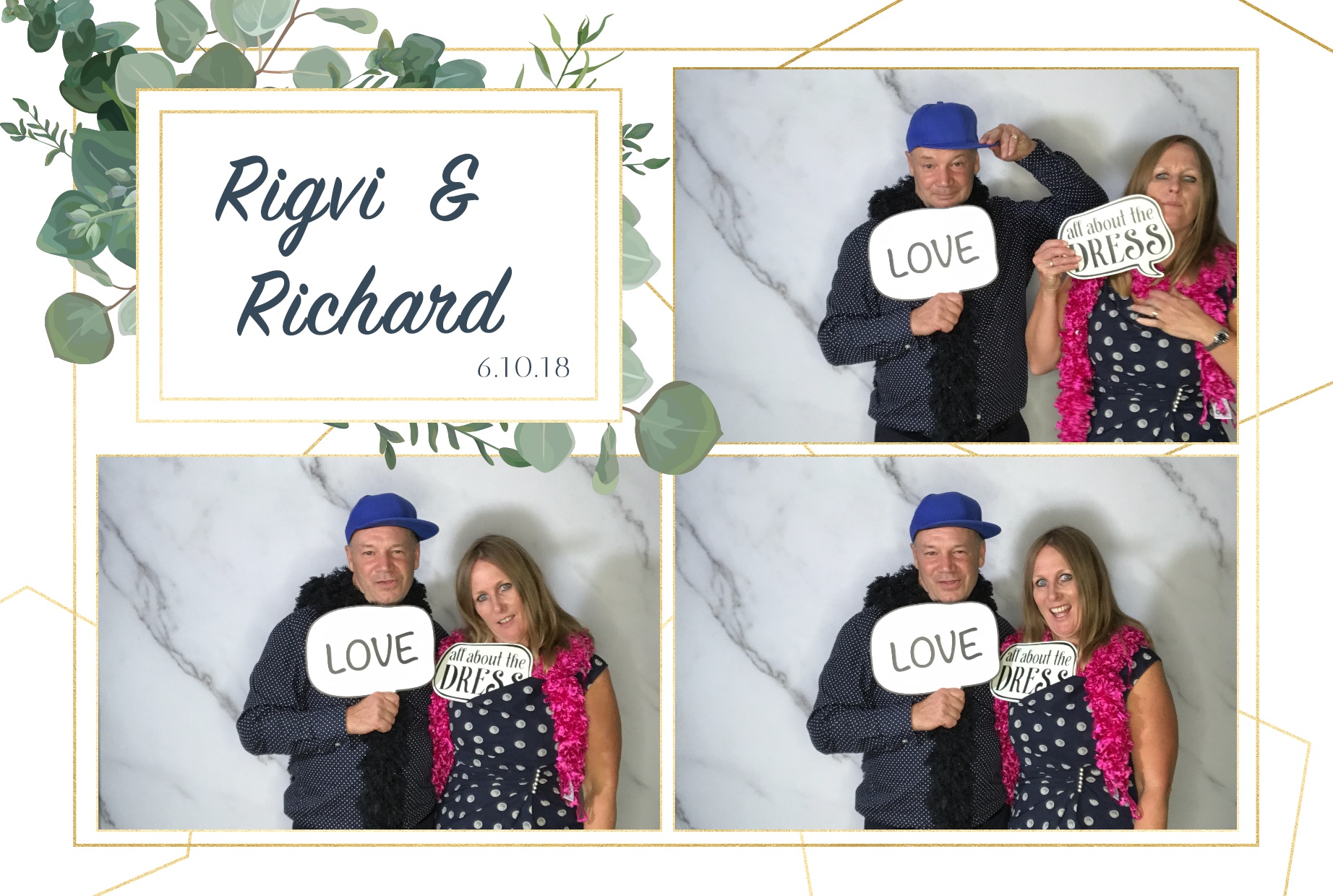 Rigvi & Richard's Wedding  | View more photos from the event at gallery.freshbooths.com/u/FreshBooths/Rigvi-Richards-Wedding