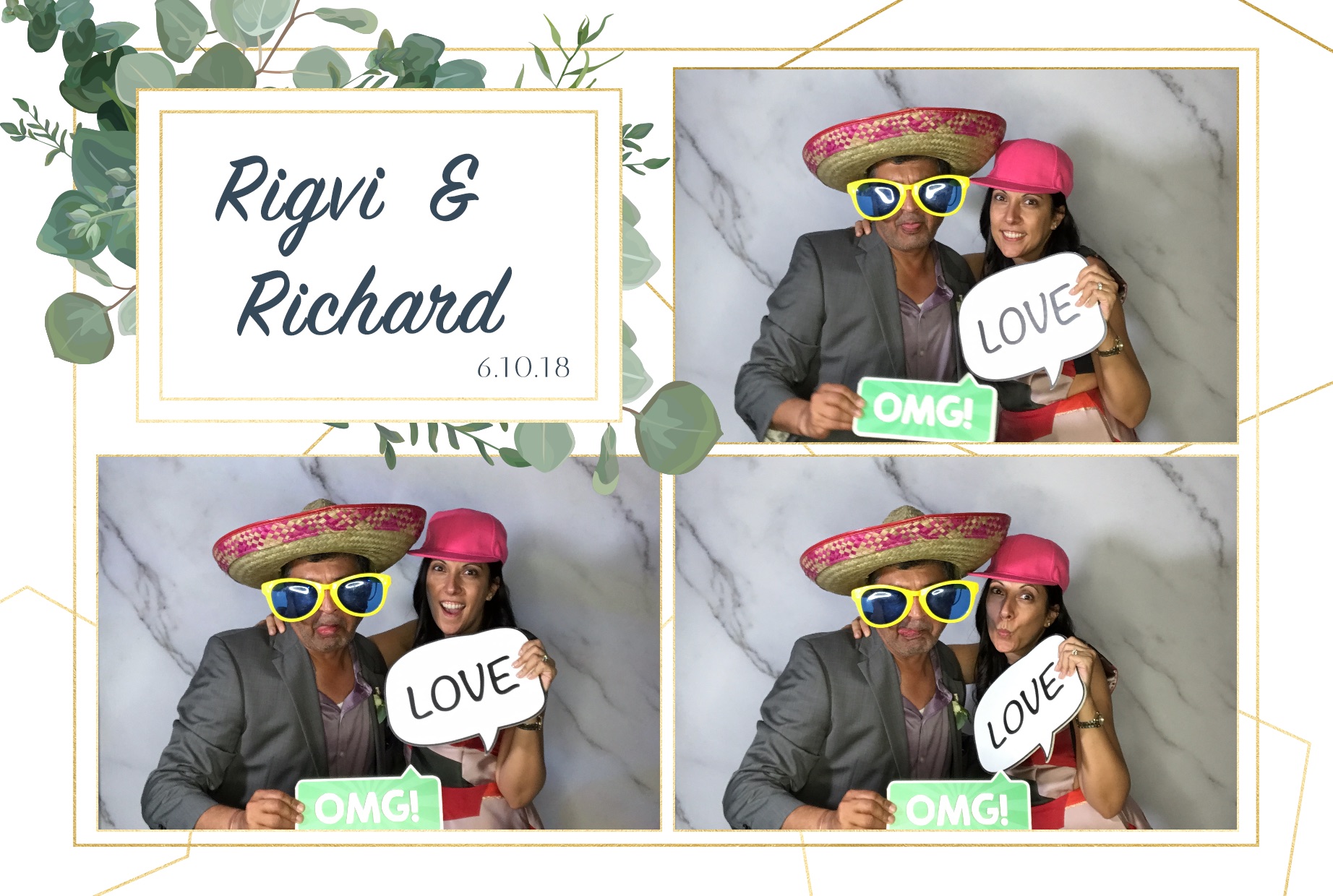 Rigvi & Richard's Wedding  | View more photos from the event at gallery.freshbooths.com/u/FreshBooths/Rigvi-Richards-Wedding