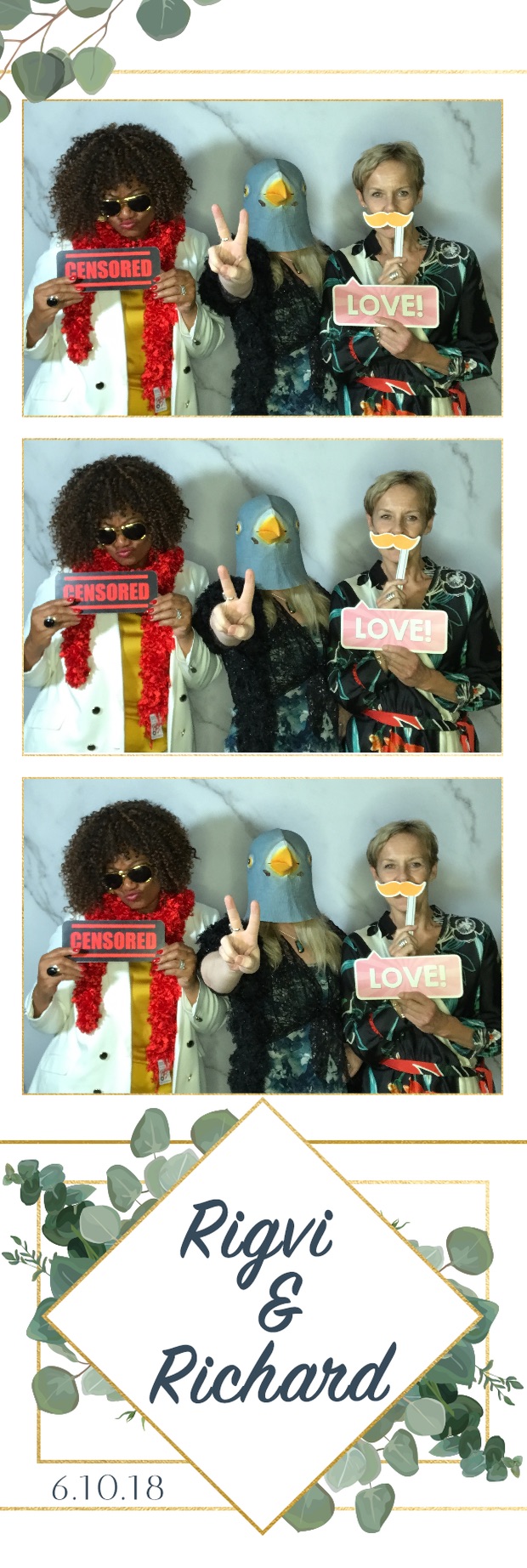 Rigvi & Richard's Wedding  | View more photos from the event at gallery.freshbooths.com/u/FreshBooths/Rigvi-Richards-Wedding
