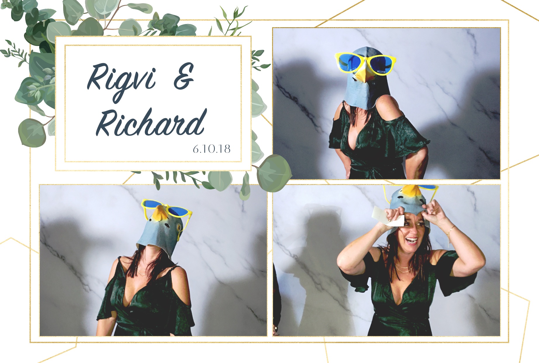 Rigvi & Richard's Wedding  | View more photos from the event at gallery.freshbooths.com/u/FreshBooths/Rigvi-Richards-Wedding