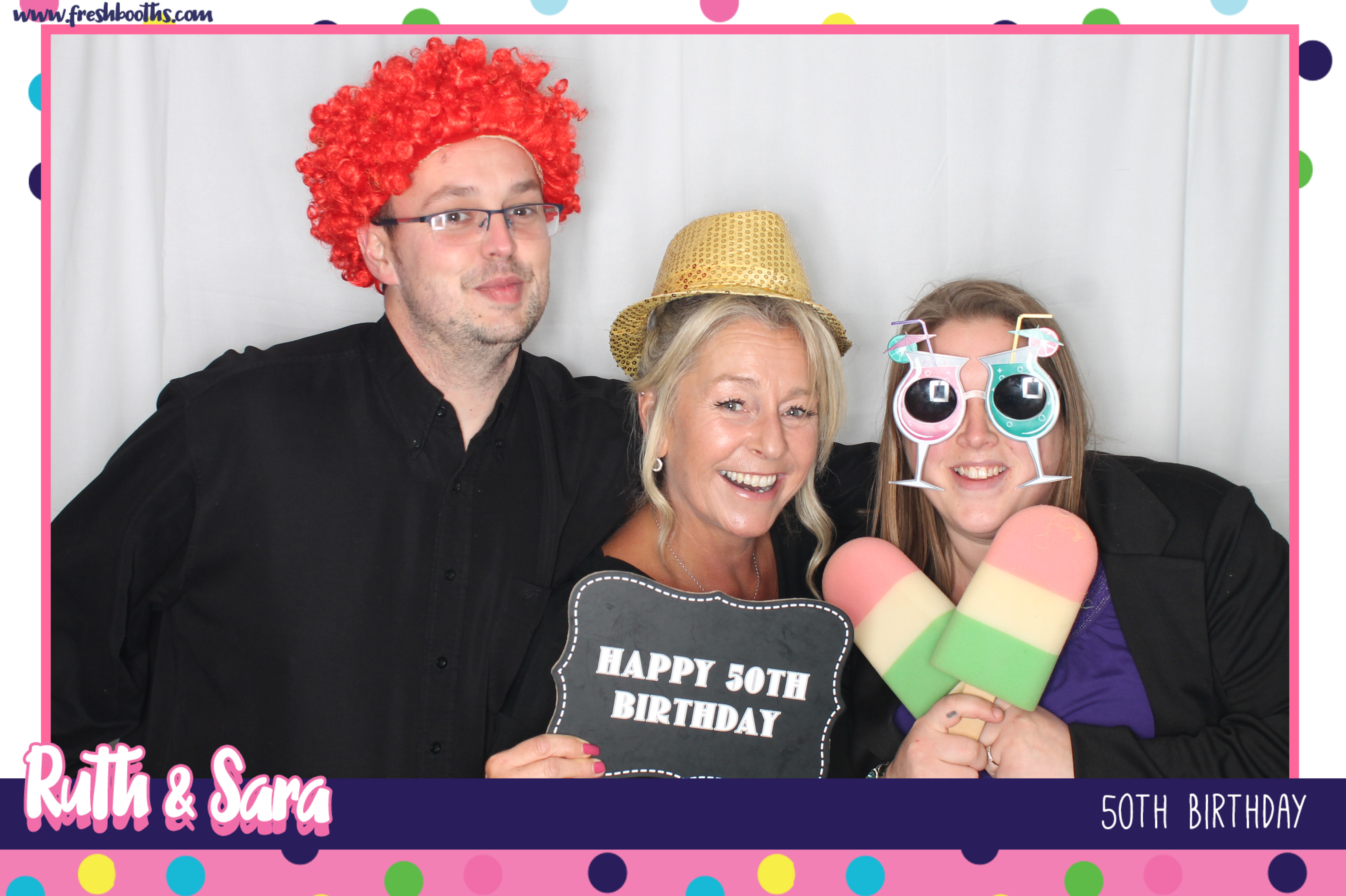 Ruth & Sara's 50th Birthday | View more photos from the event at gallery.freshbooths.com/u/FreshBooths/Ruth-Saras-50th-Birthday
