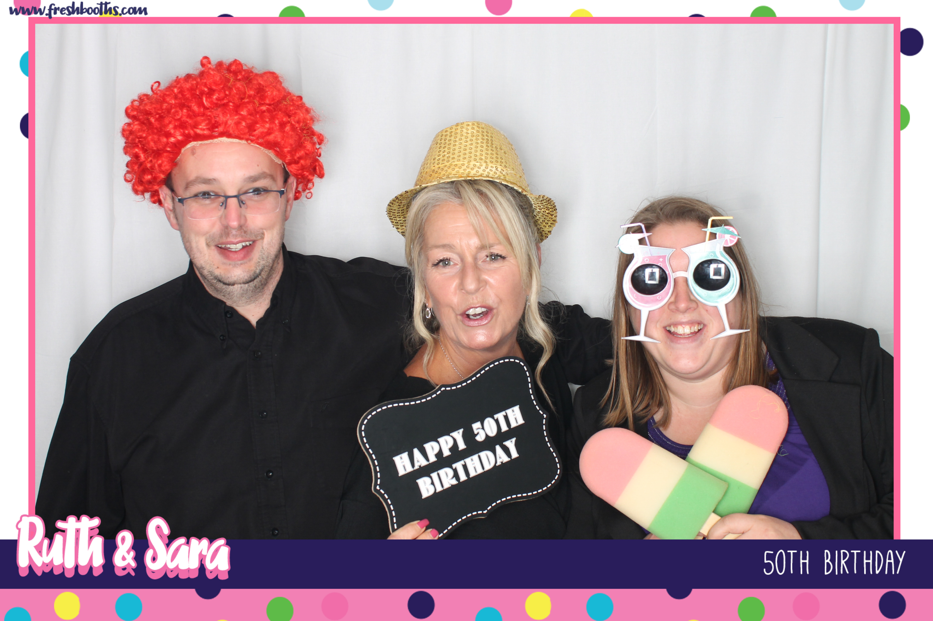 Ruth & Sara's 50th Birthday | View more photos from the event at gallery.freshbooths.com/u/FreshBooths/Ruth-Saras-50th-Birthday