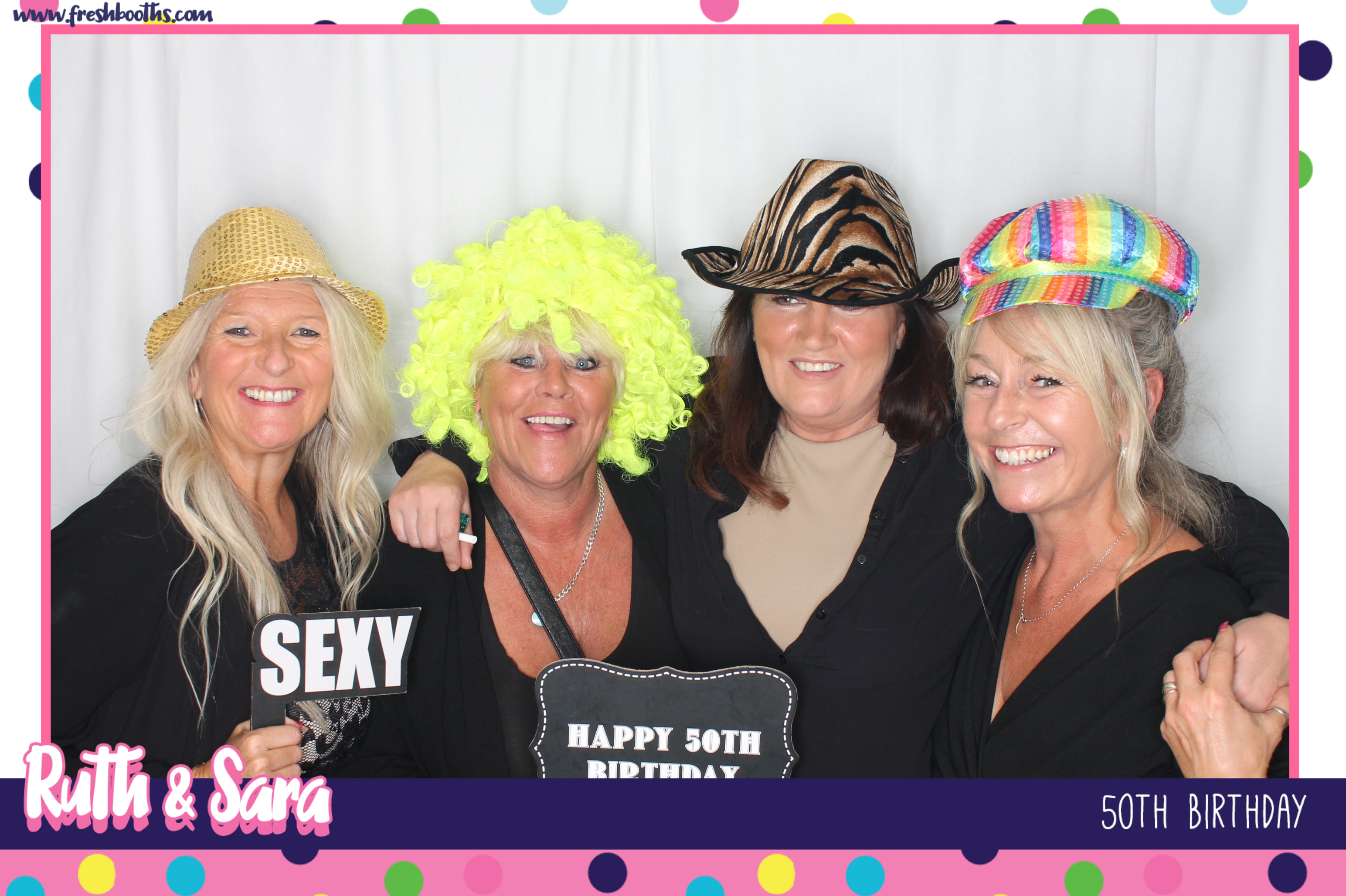 Ruth & Sara's 50th Birthday | View more photos from the event at gallery.freshbooths.com/u/FreshBooths/Ruth-Saras-50th-Birthday