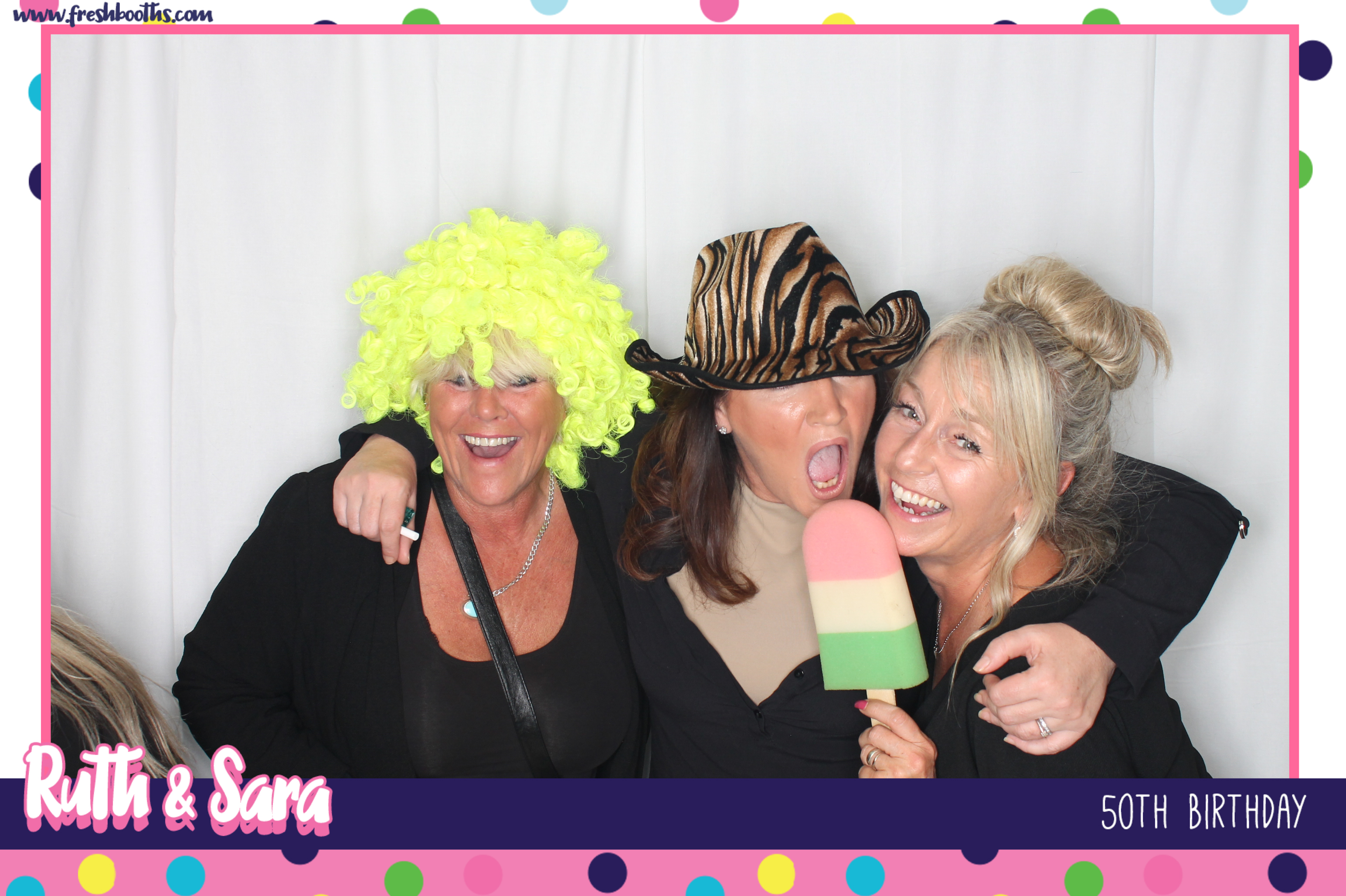Ruth & Sara's 50th Birthday | View more photos from the event at gallery.freshbooths.com/u/FreshBooths/Ruth-Saras-50th-Birthday