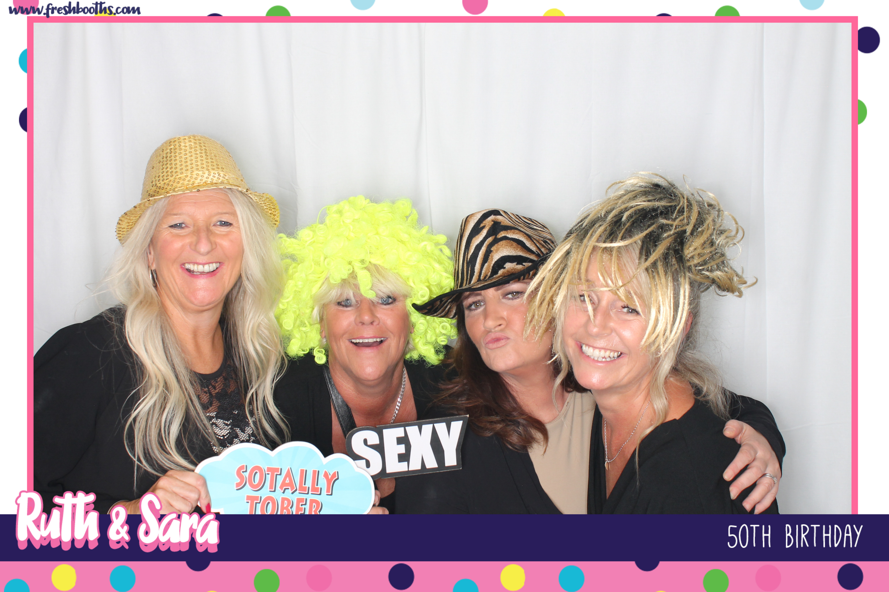 Ruth & Sara's 50th Birthday | View more photos from the event at gallery.freshbooths.com/u/FreshBooths/Ruth-Saras-50th-Birthday