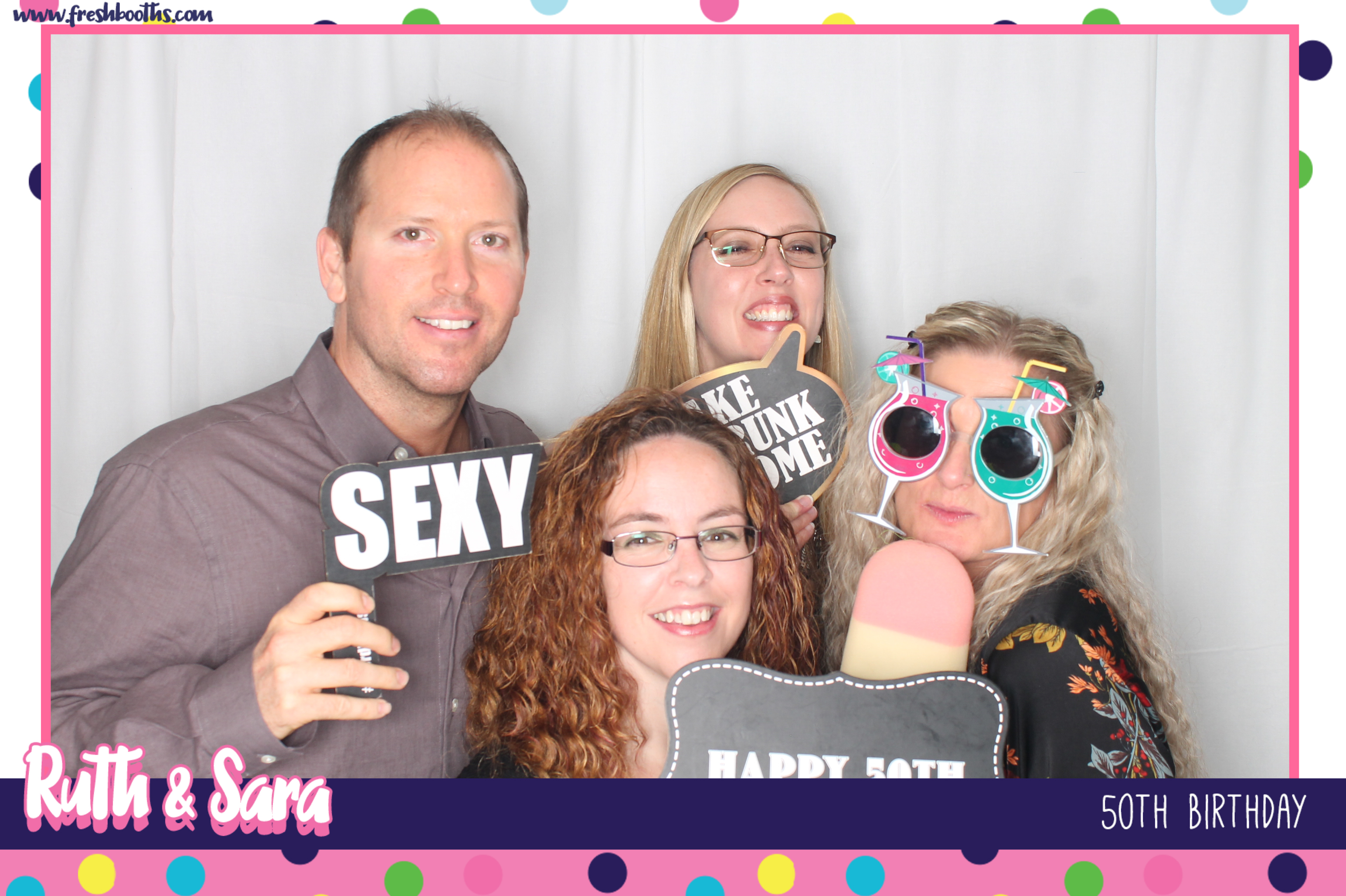 Ruth & Sara's 50th Birthday | View more photos from the event at gallery.freshbooths.com/u/FreshBooths/Ruth-Saras-50th-Birthday