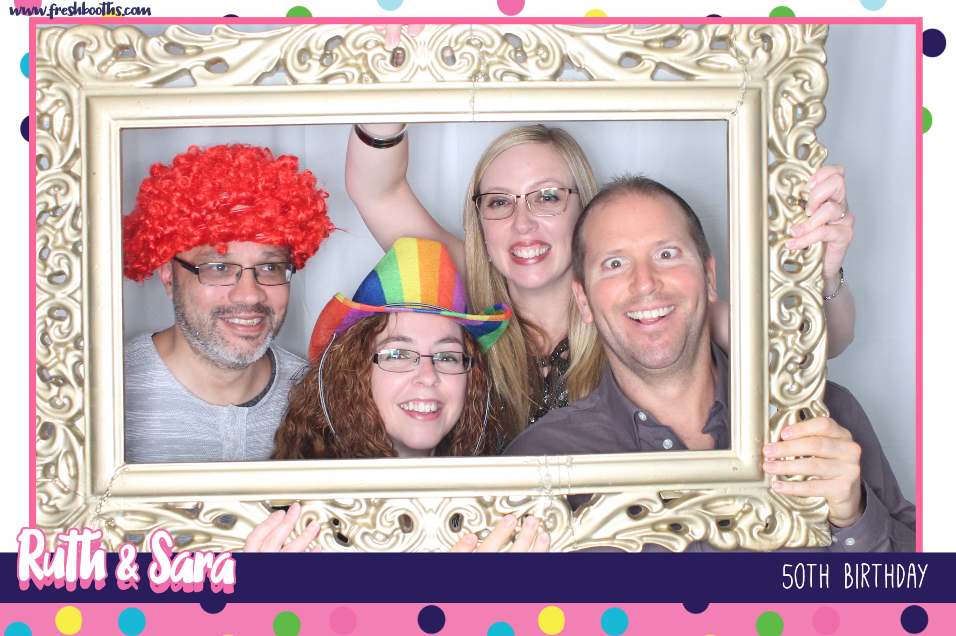 Ruth & Sara's 50th Birthday | View more photos from the event at gallery.freshbooths.com/u/FreshBooths/Ruth-Saras-50th-Birthday