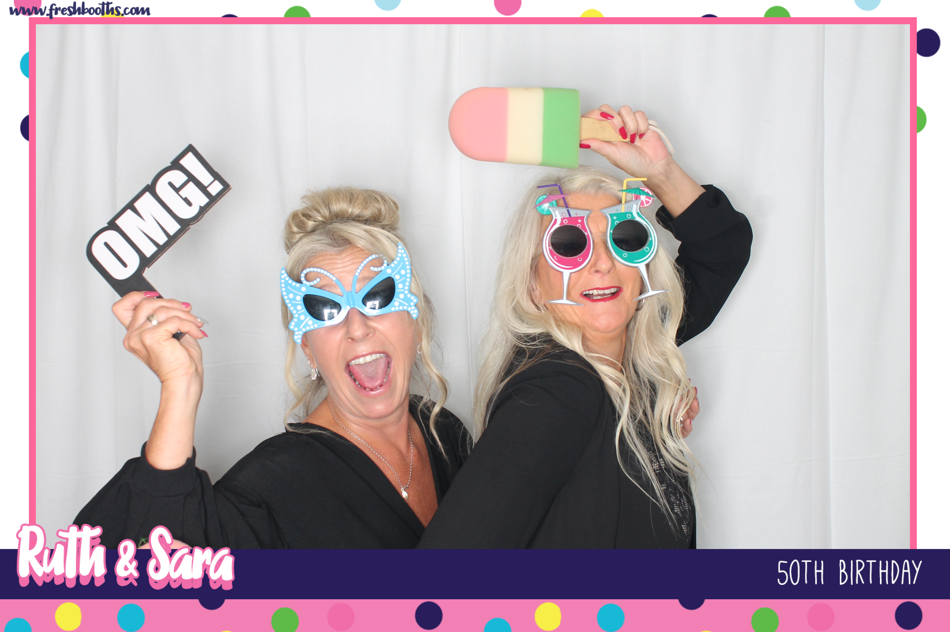 Ruth & Sara's 50th Birthday | View more photos from the event at gallery.freshbooths.com/u/FreshBooths/Ruth-Saras-50th-Birthday
