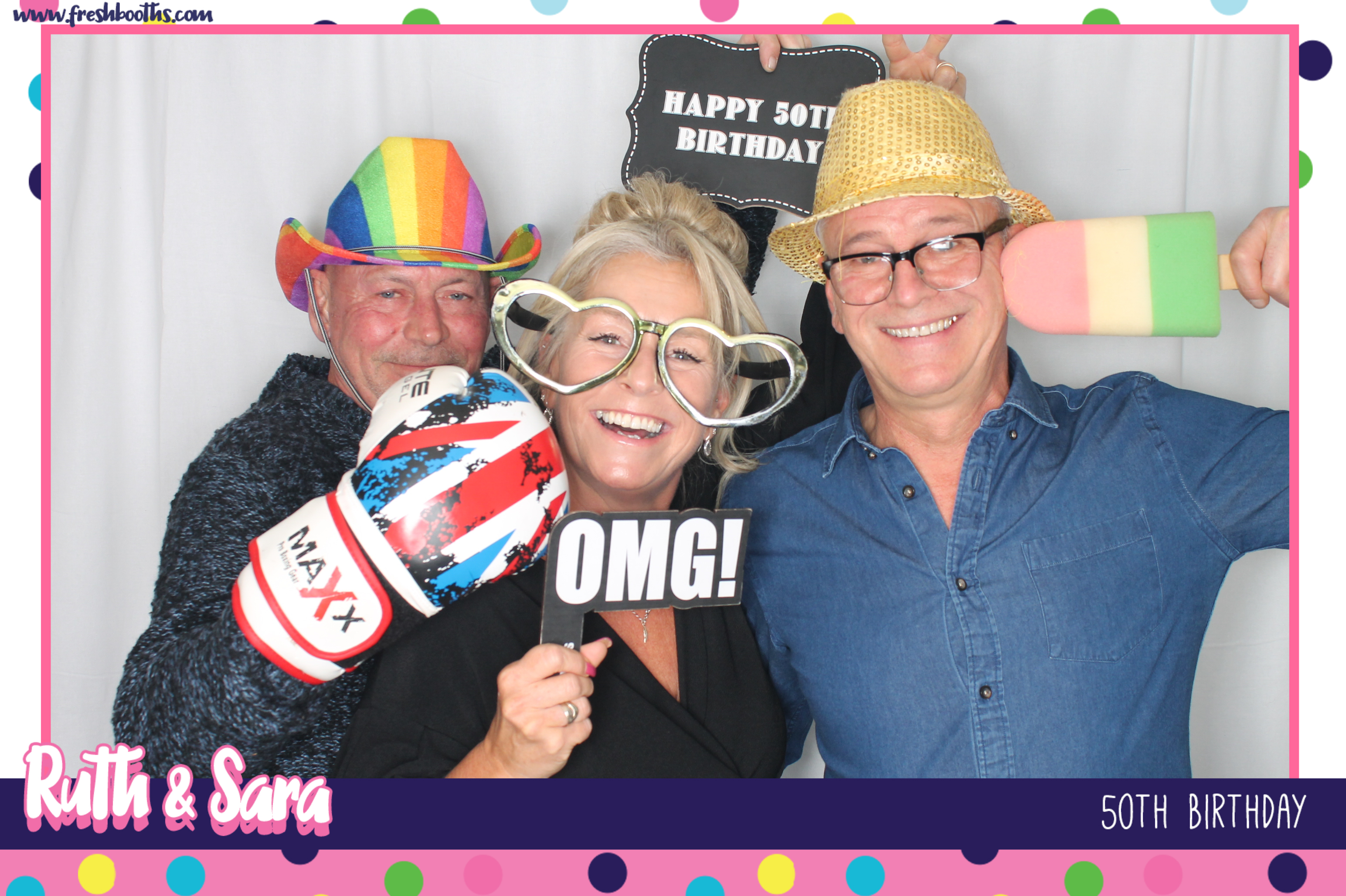 Ruth & Sara's 50th Birthday | View more photos from the event at gallery.freshbooths.com/u/FreshBooths/Ruth-Saras-50th-Birthday