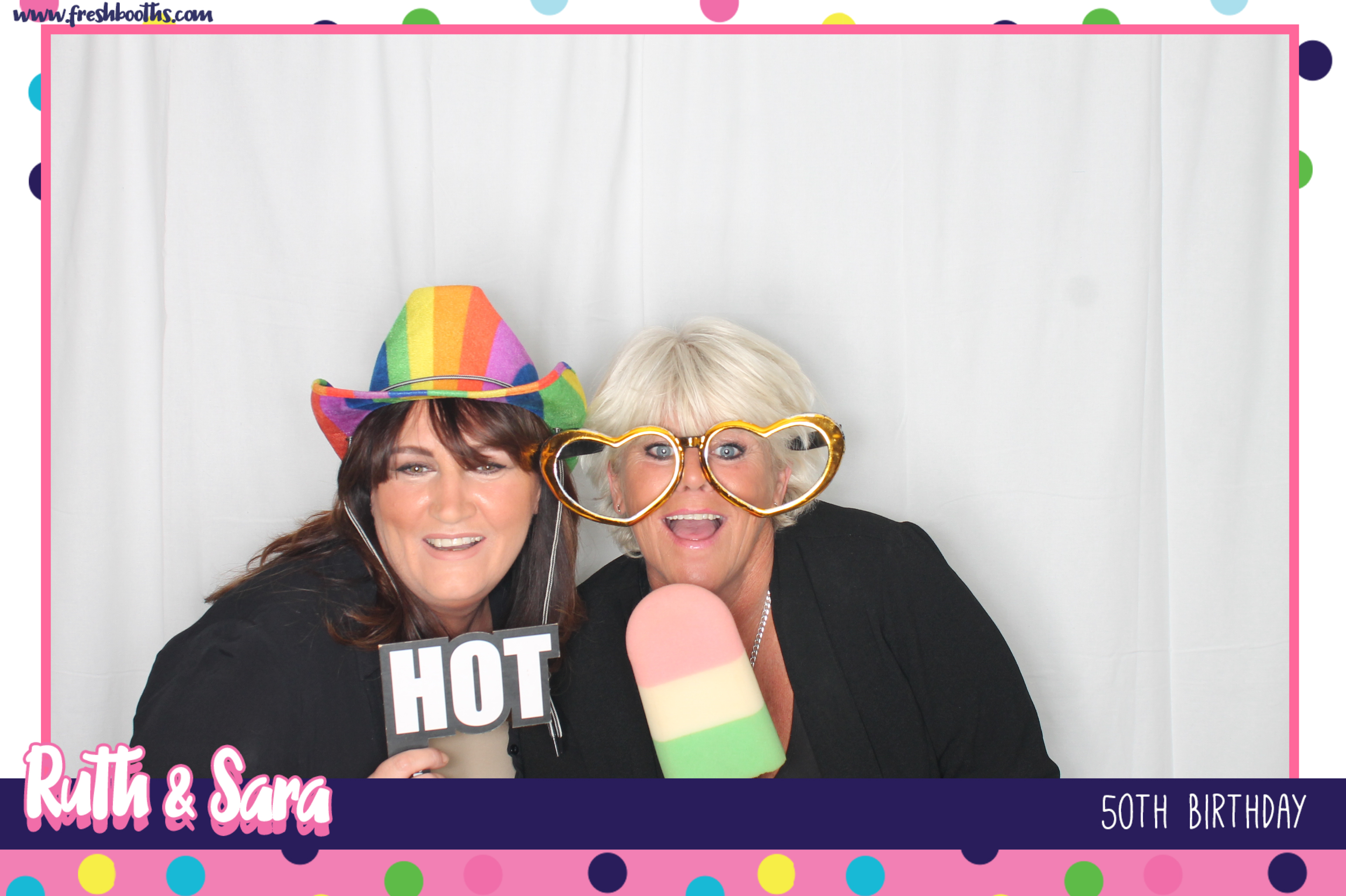 Ruth & Sara's 50th Birthday | View more photos from the event at gallery.freshbooths.com/u/FreshBooths/Ruth-Saras-50th-Birthday