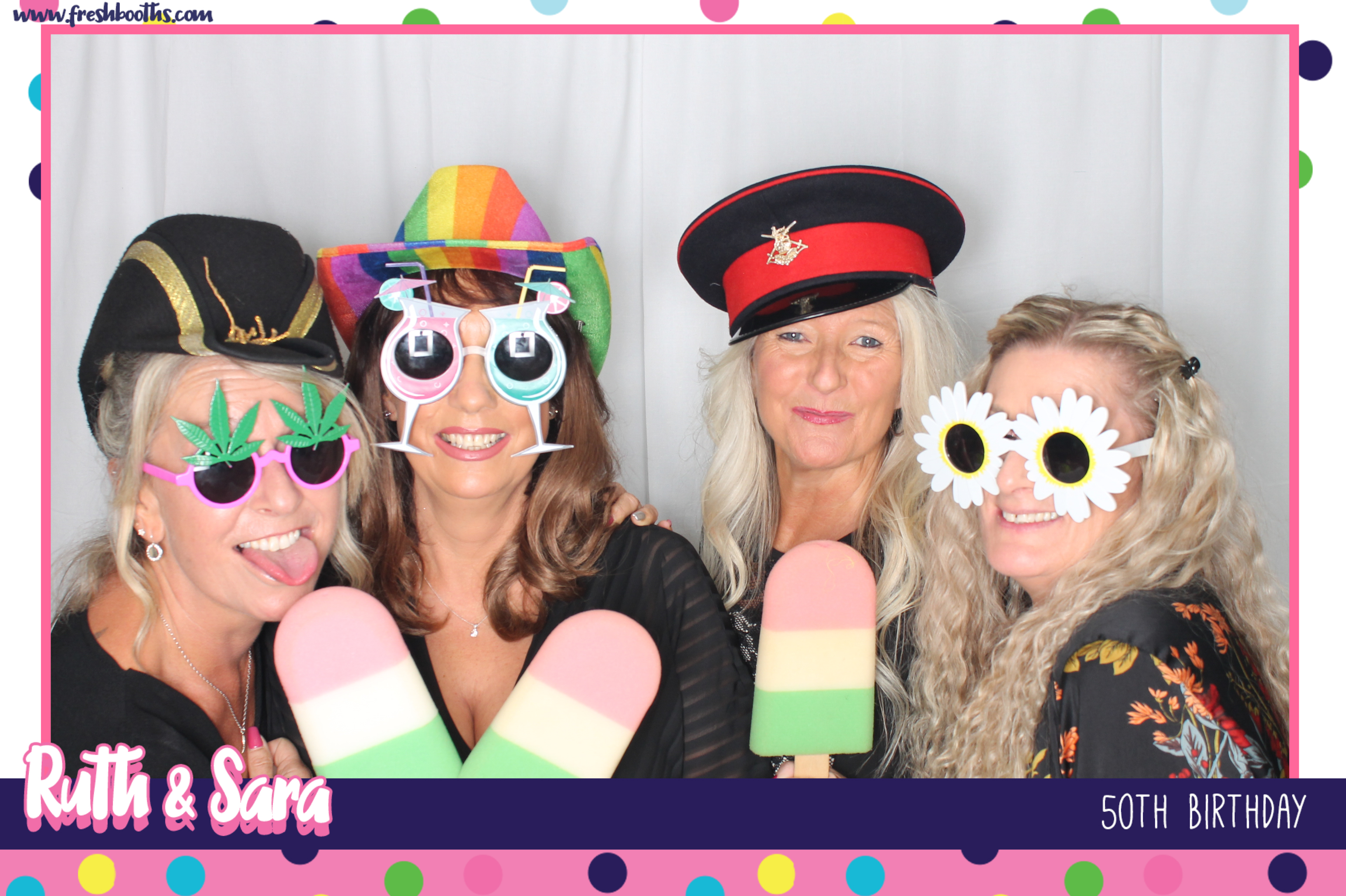 Ruth & Sara's 50th Birthday | View more photos from the event at gallery.freshbooths.com/u/FreshBooths/Ruth-Saras-50th-Birthday