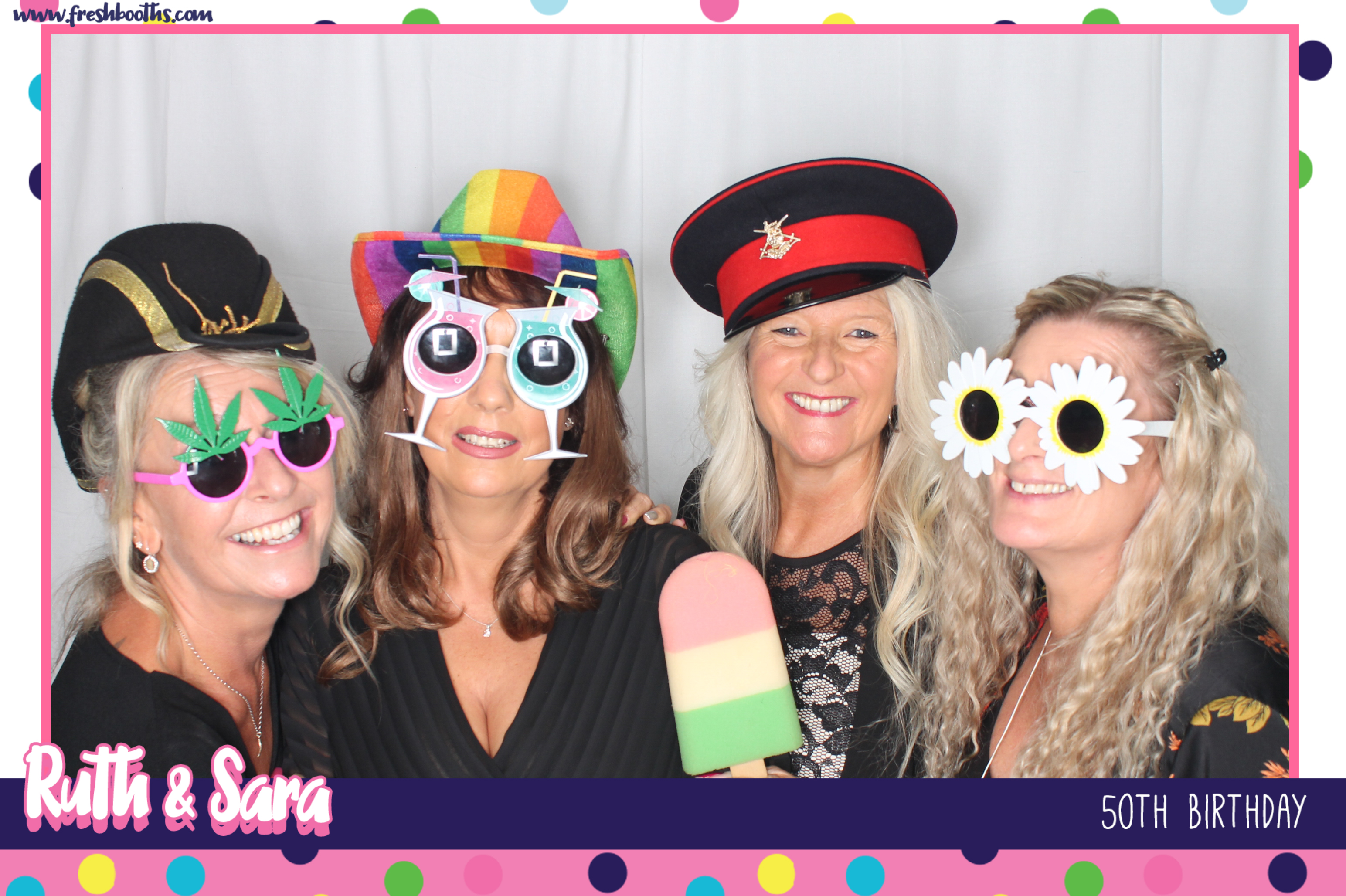 Ruth & Sara's 50th Birthday | View more photos from the event at gallery.freshbooths.com/u/FreshBooths/Ruth-Saras-50th-Birthday