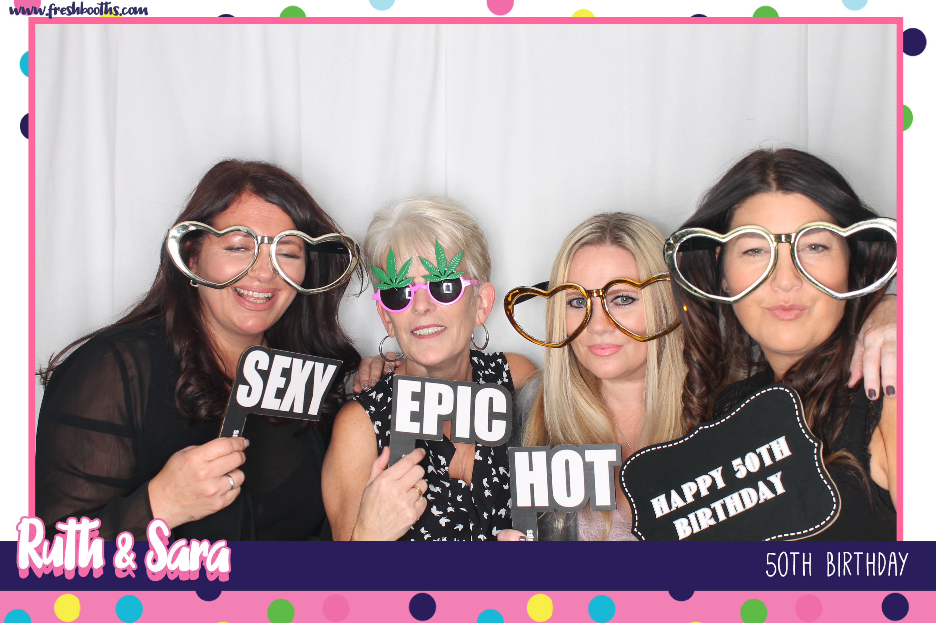 Ruth & Sara's 50th Birthday | View more photos from the event at gallery.freshbooths.com/u/FreshBooths/Ruth-Saras-50th-Birthday