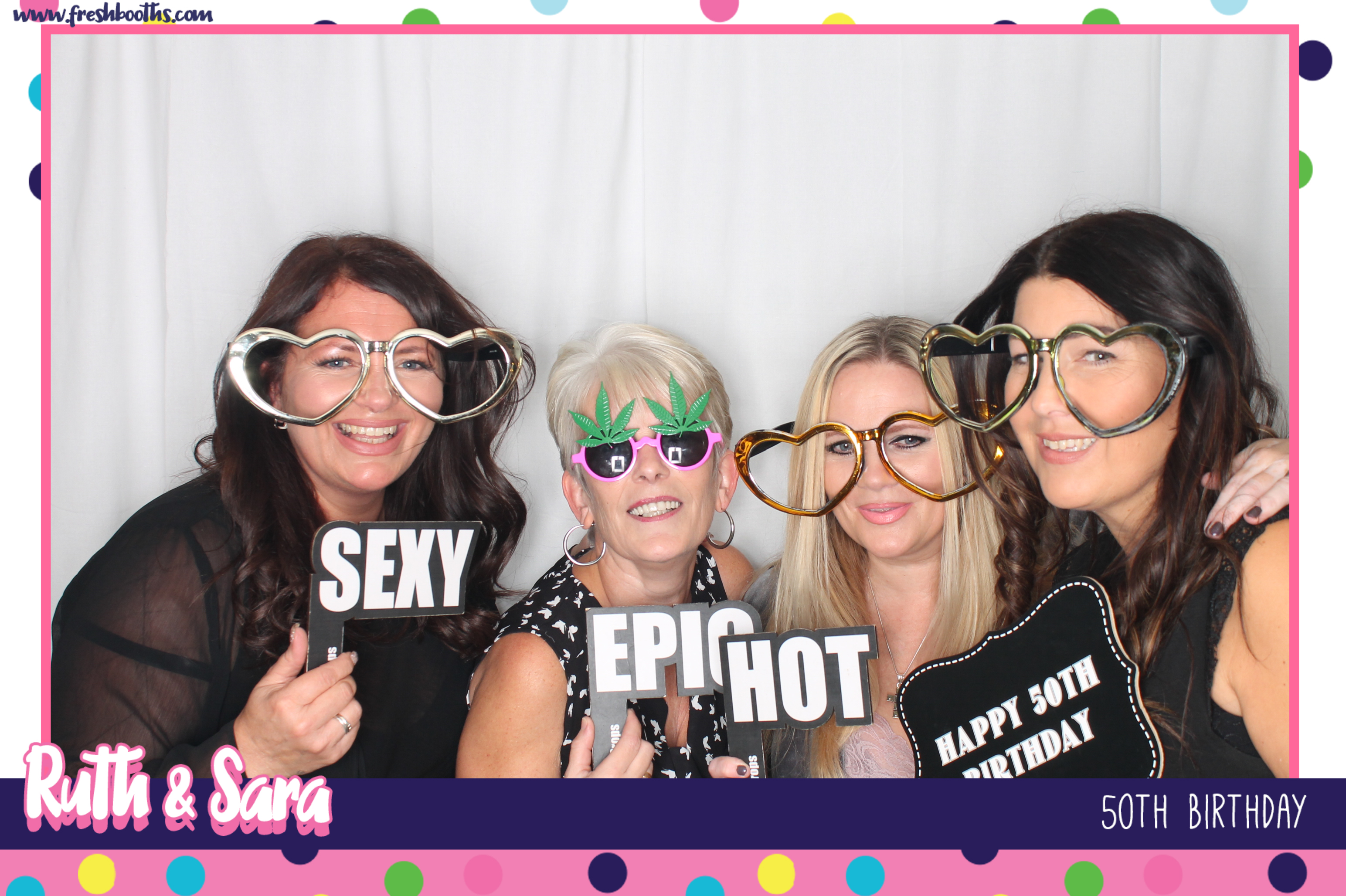 Ruth & Sara's 50th Birthday | View more photos from the event at gallery.freshbooths.com/u/FreshBooths/Ruth-Saras-50th-Birthday