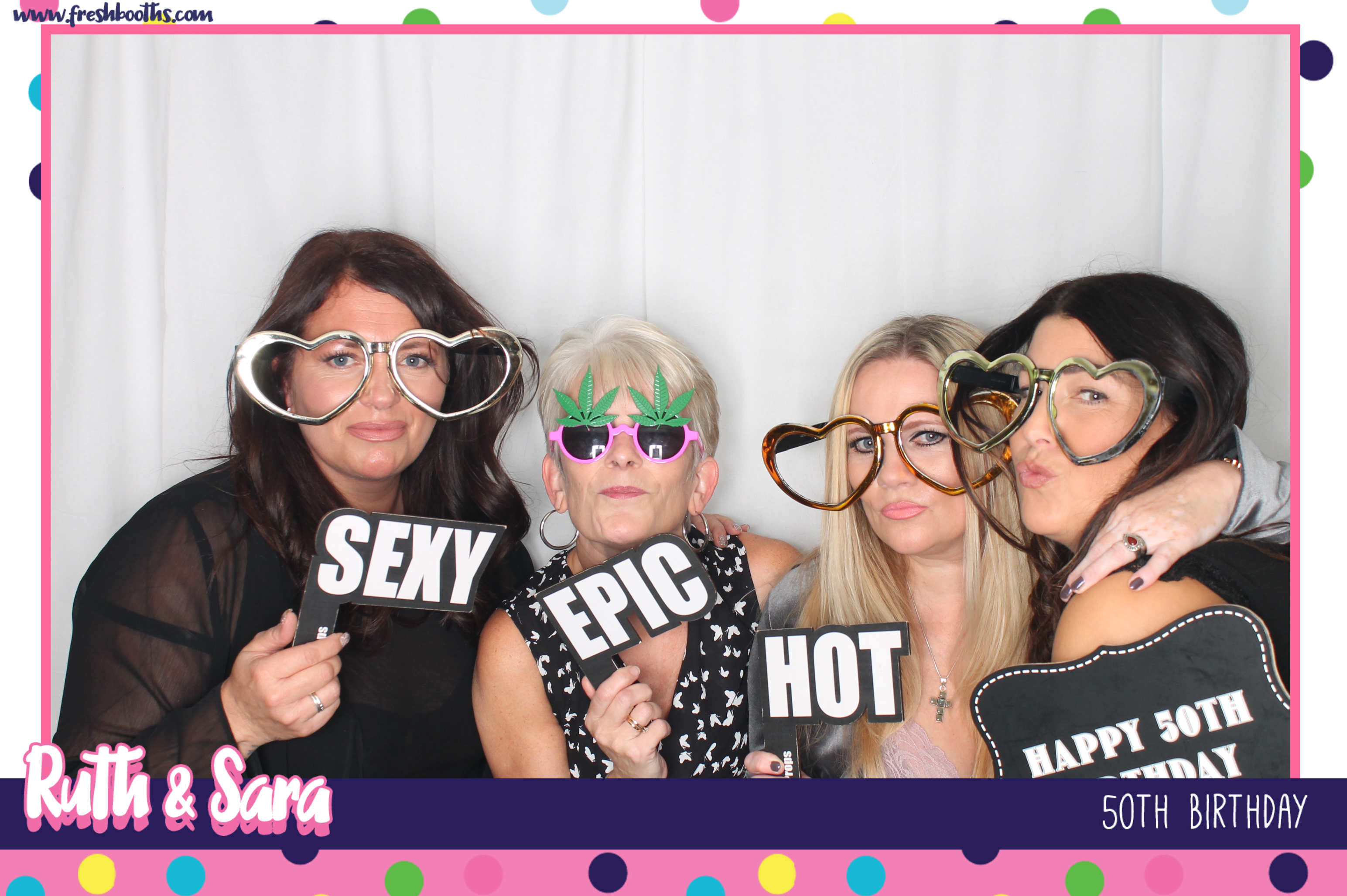 Ruth & Sara's 50th Birthday | View more photos from the event at gallery.freshbooths.com/u/FreshBooths/Ruth-Saras-50th-Birthday