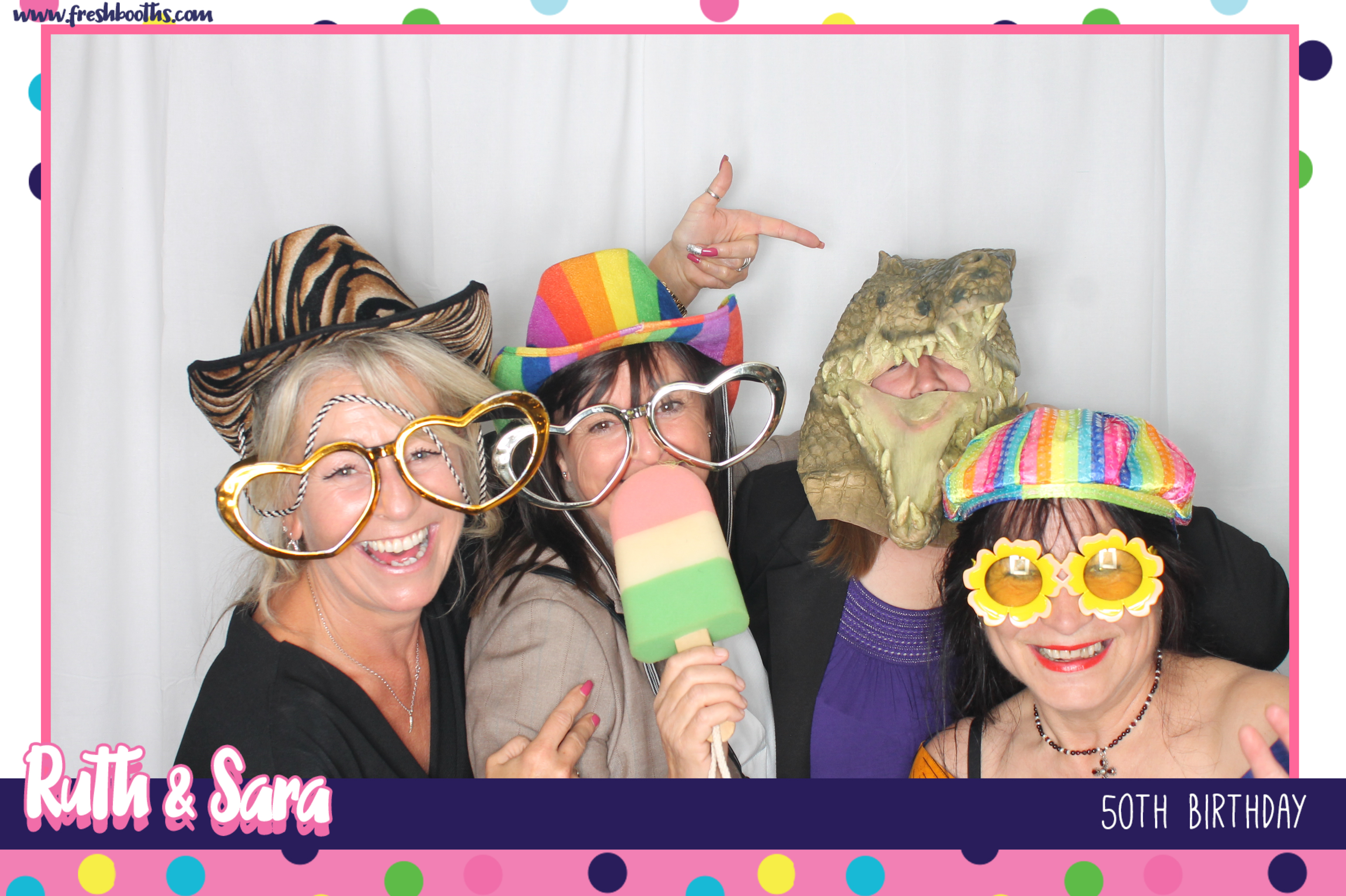 Ruth & Sara's 50th Birthday | View more photos from the event at gallery.freshbooths.com/u/FreshBooths/Ruth-Saras-50th-Birthday