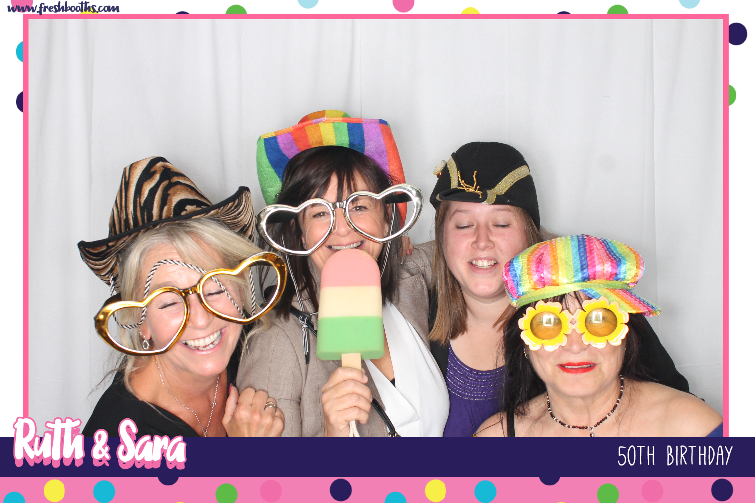 Ruth & Sara's 50th Birthday | View more photos from the event at gallery.freshbooths.com/u/FreshBooths/Ruth-Saras-50th-Birthday