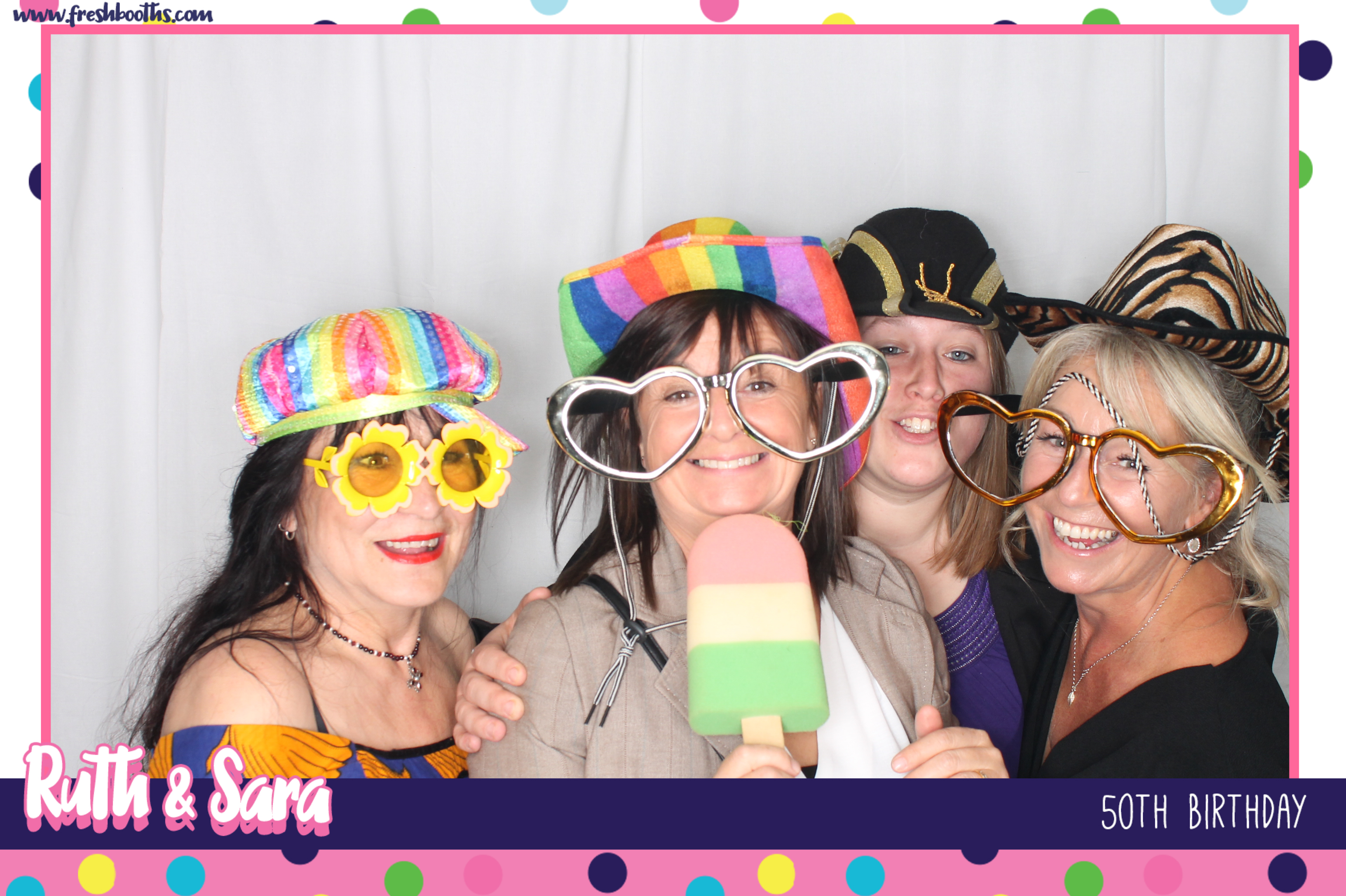 Ruth & Sara's 50th Birthday | View more photos from the event at gallery.freshbooths.com/u/FreshBooths/Ruth-Saras-50th-Birthday