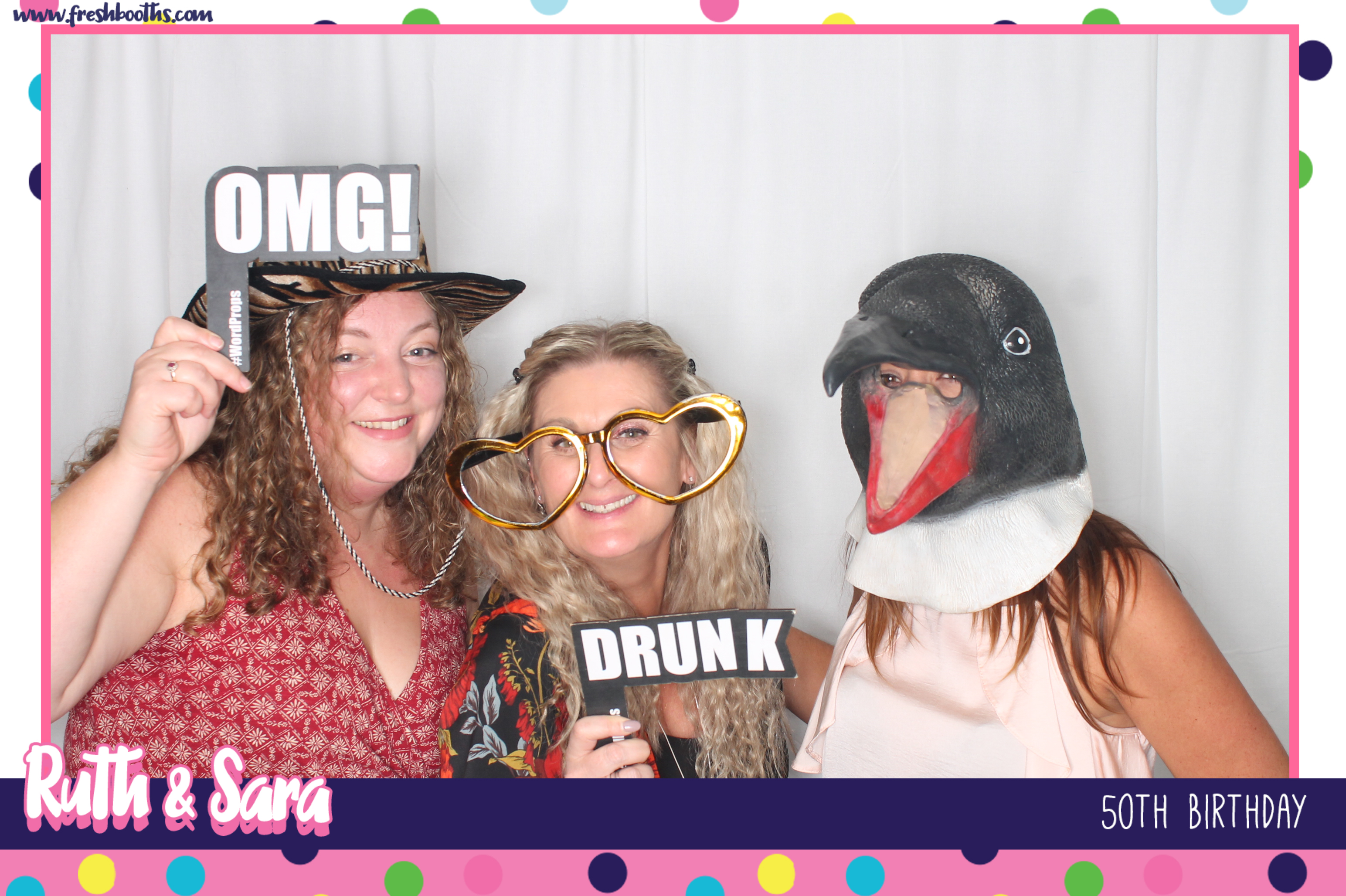 Ruth & Sara's 50th Birthday | View more photos from the event at gallery.freshbooths.com/u/FreshBooths/Ruth-Saras-50th-Birthday
