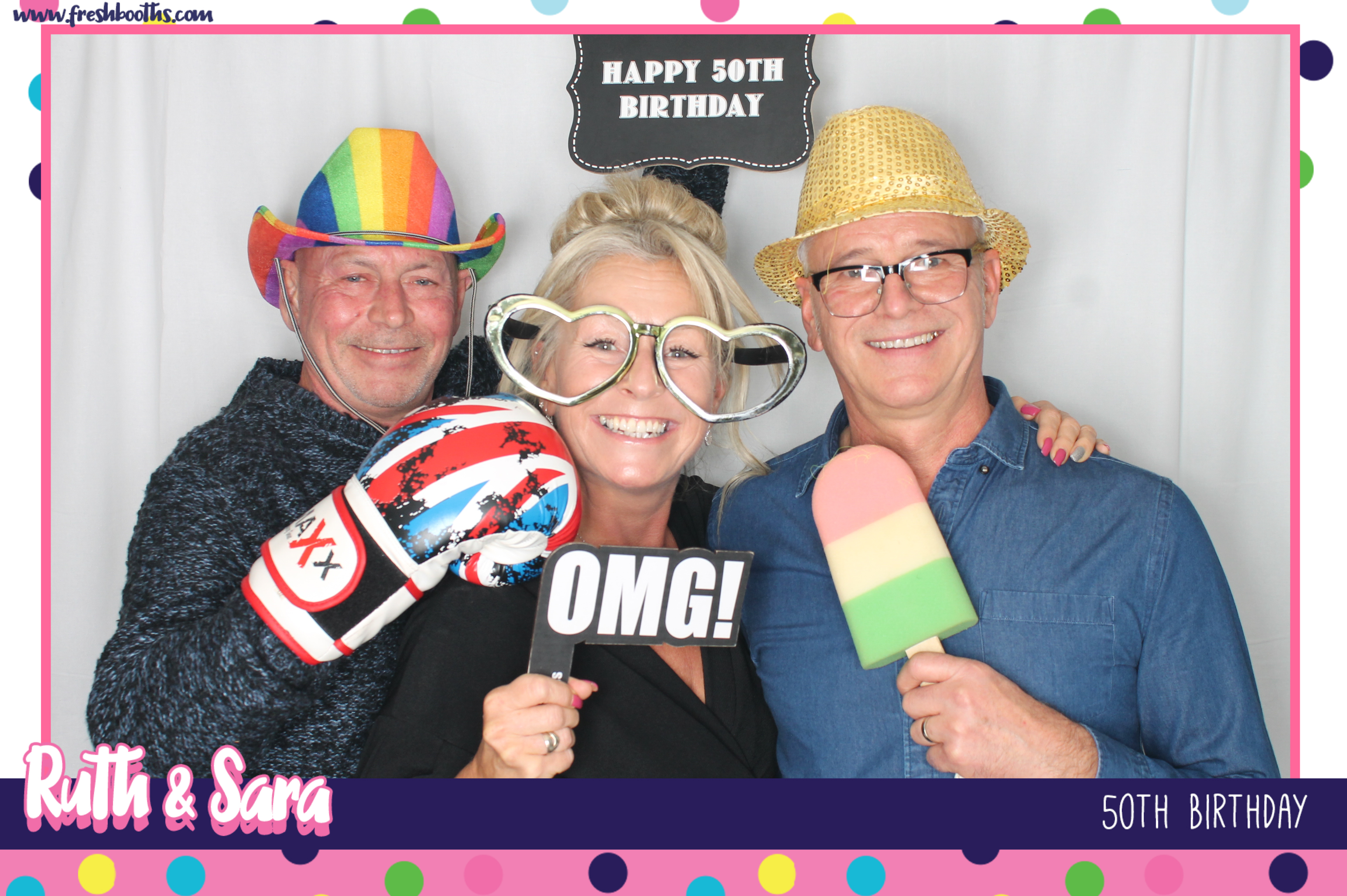 Ruth & Sara's 50th Birthday | View more photos from the event at gallery.freshbooths.com/u/FreshBooths/Ruth-Saras-50th-Birthday