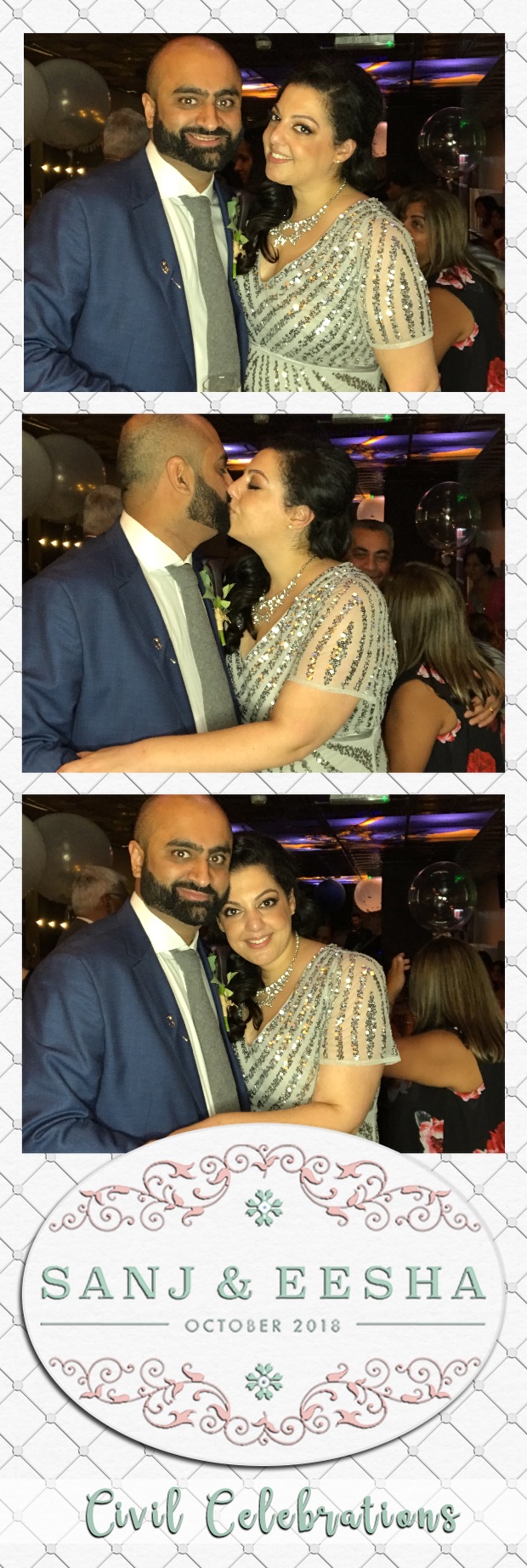 Sanj & Eesha’s Civil Celebration | View more photos from the event at gallery.freshbooths.com/u/FreshBooths/Sanj-Eesha’s-Civil-Celebration