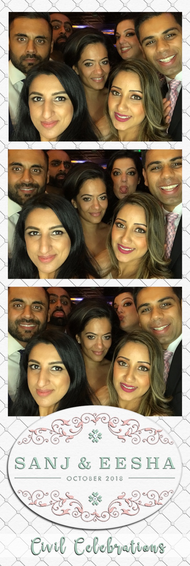 Sanj & Eesha’s Civil Celebration | View more photos from the event at gallery.freshbooths.com/u/FreshBooths/Sanj-Eesha’s-Civil-Celebration