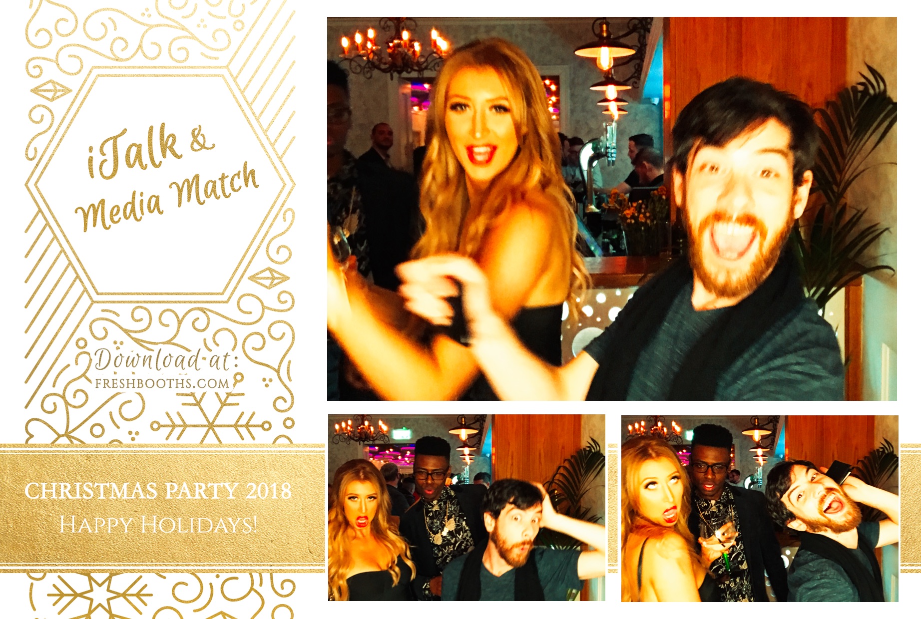 iTalk & Media Match Christmas Party | View more photos from the event at gallery.freshbooths.com/u/FreshBooths/iTalk-Media-Match-Christmas-Party
