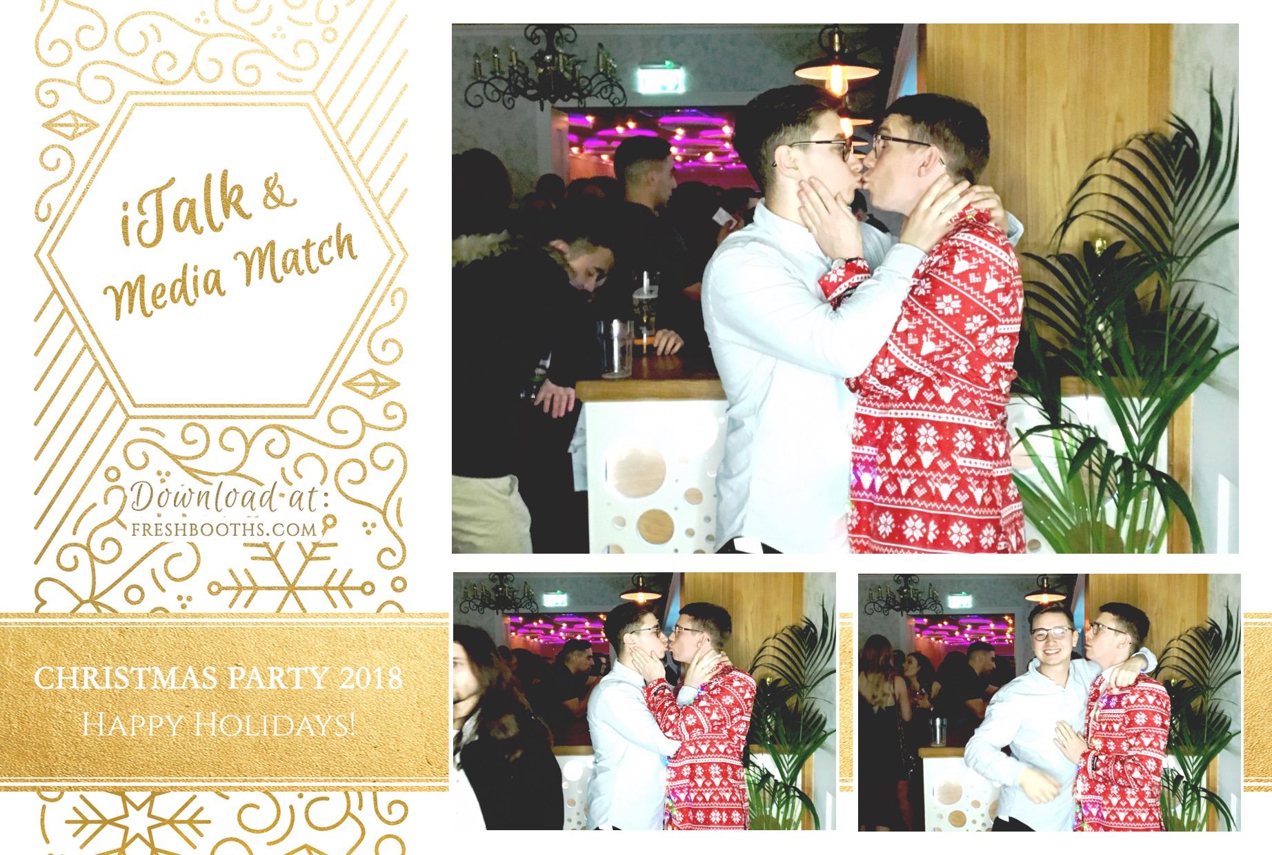 iTalk & Media Match Christmas Party | View more photos from the event at gallery.freshbooths.com/u/FreshBooths/iTalk-Media-Match-Christmas-Party