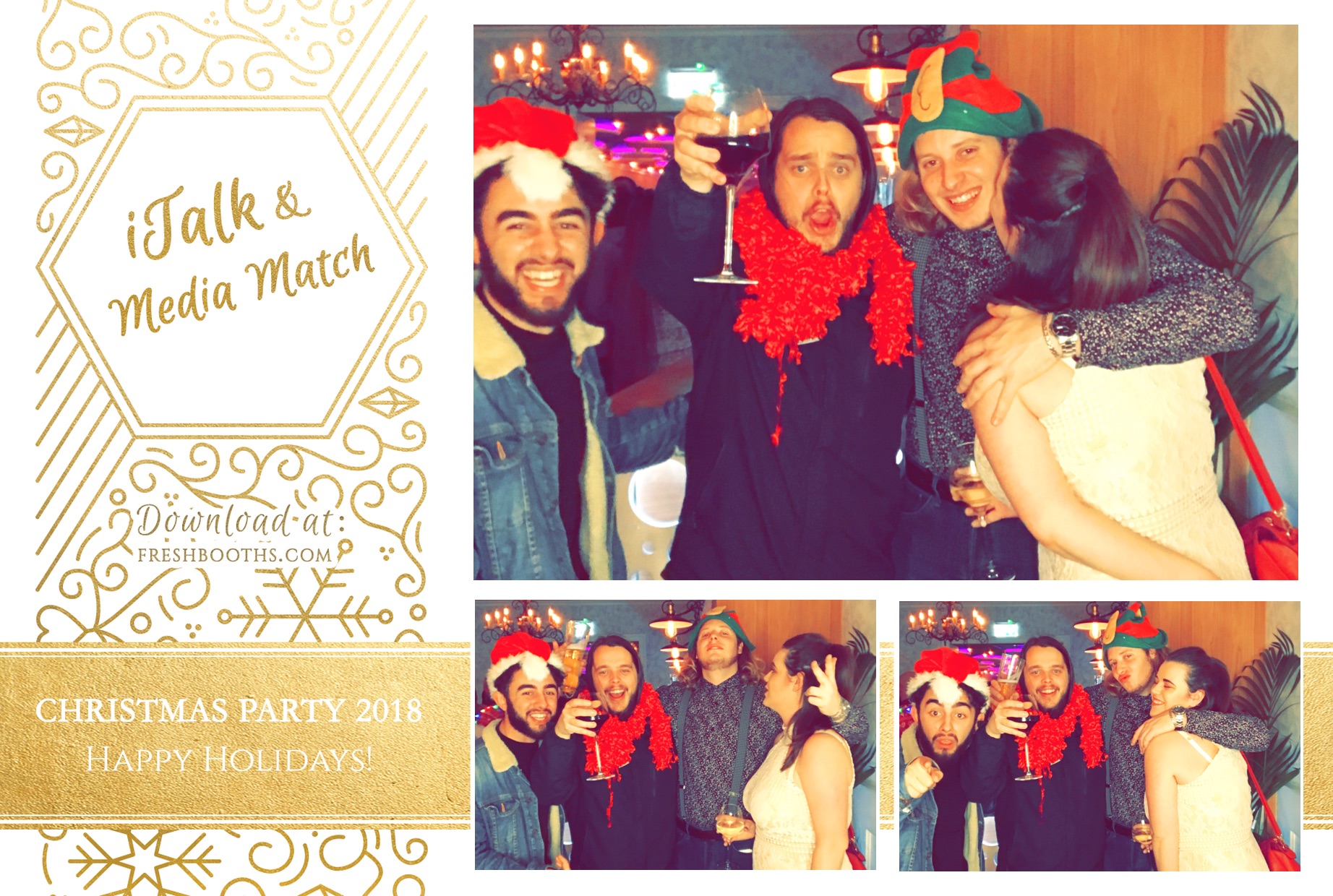 iTalk & Media Match Christmas Party | View more photos from the event at gallery.freshbooths.com/u/FreshBooths/iTalk-Media-Match-Christmas-Party