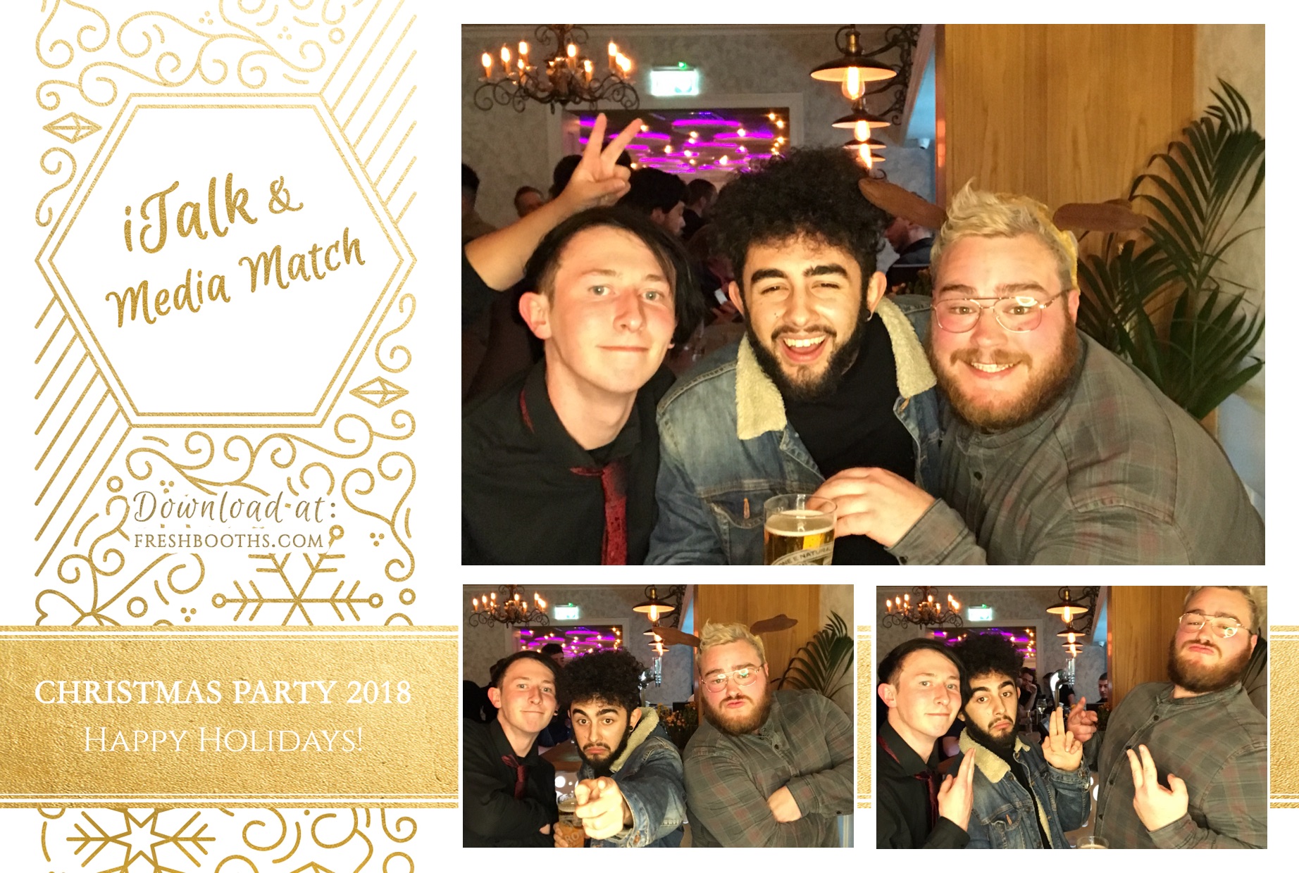 iTalk & Media Match Christmas Party | View more photos from the event at gallery.freshbooths.com/u/FreshBooths/iTalk-Media-Match-Christmas-Party