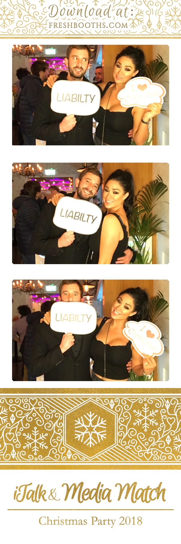 iTalk & Media Match Christmas Party | View more photos from the event at gallery.freshbooths.com/u/FreshBooths/iTalk-Media-Match-Christmas-Party