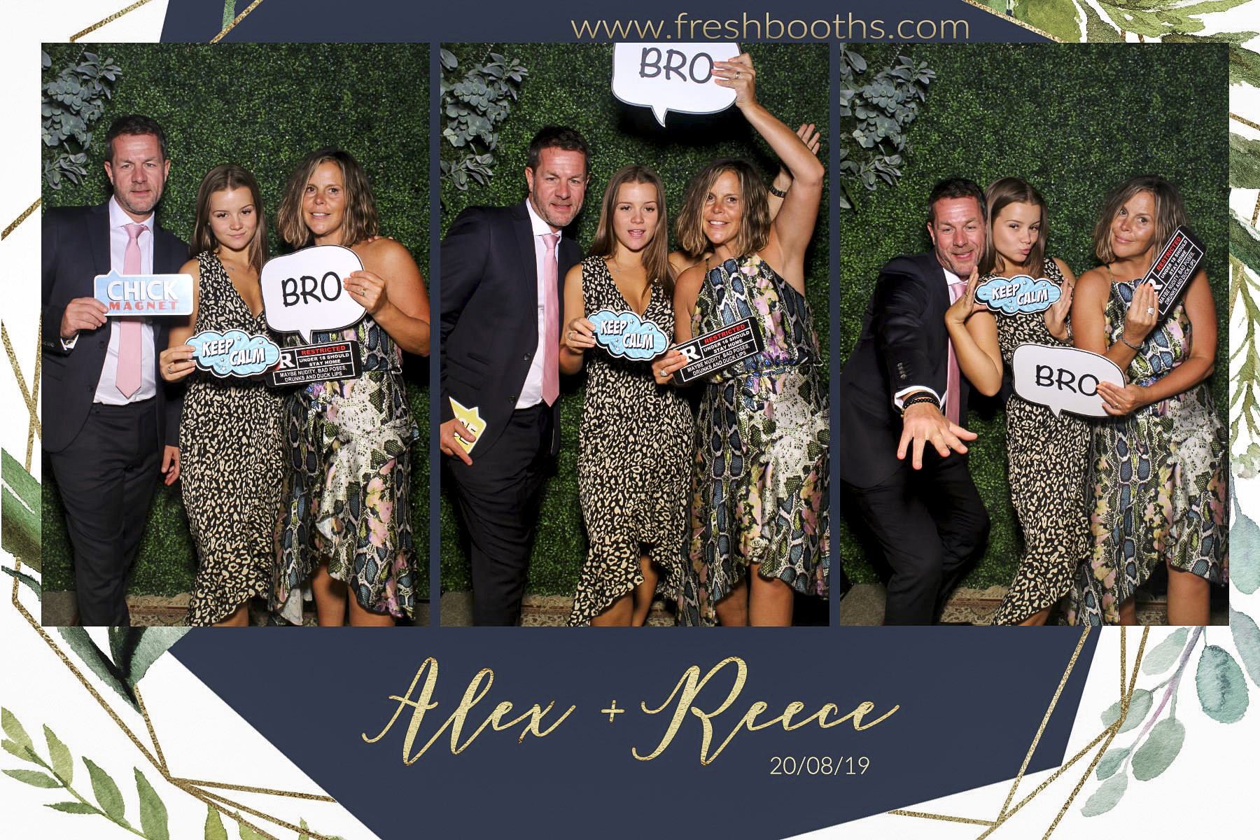 Alex & Reece Wedding - Selfie Mirror | View more photos from the event at gallery.freshbooths.com/u/FreshBooths/Alex-Reece-Wedding-Selfie-Mirror