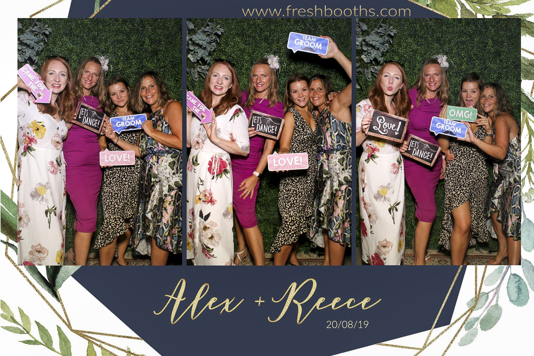 Alex & Reece Wedding - Selfie Mirror | View more photos from the event at gallery.freshbooths.com/u/FreshBooths/Alex-Reece-Wedding-Selfie-Mirror