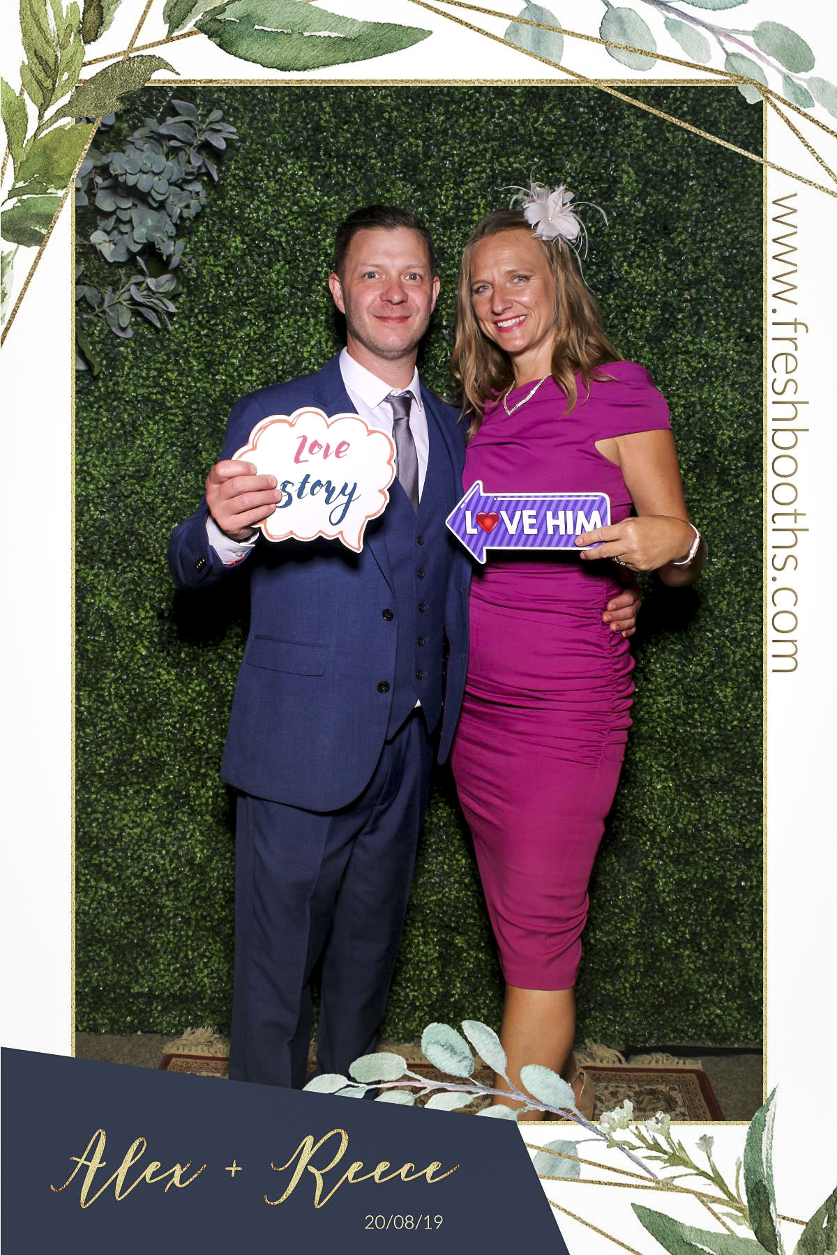 Alex & Reece Wedding - Selfie Mirror | View more photos from the event at gallery.freshbooths.com/u/FreshBooths/Alex-Reece-Wedding-Selfie-Mirror