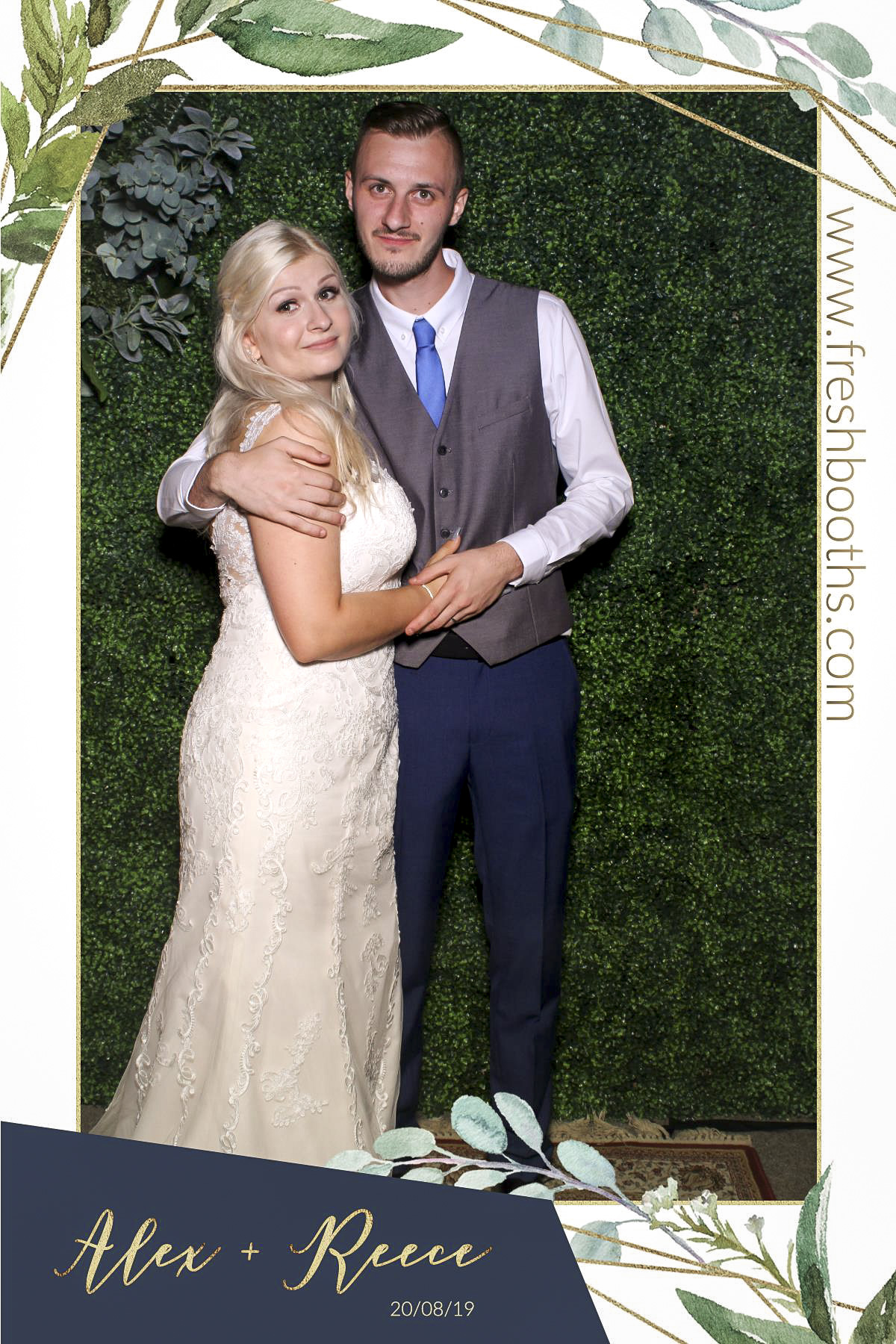 Alex & Reece Wedding - Selfie Mirror | View more photos from the event at gallery.freshbooths.com/u/FreshBooths/Alex-Reece-Wedding-Selfie-Mirror