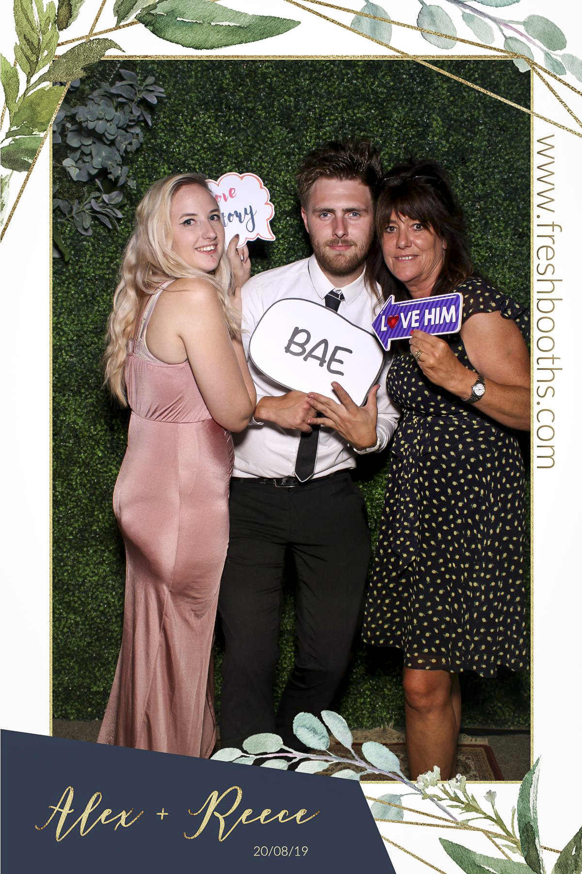 Alex & Reece Wedding - Selfie Mirror | View more photos from the event at gallery.freshbooths.com/u/FreshBooths/Alex-Reece-Wedding-Selfie-Mirror
