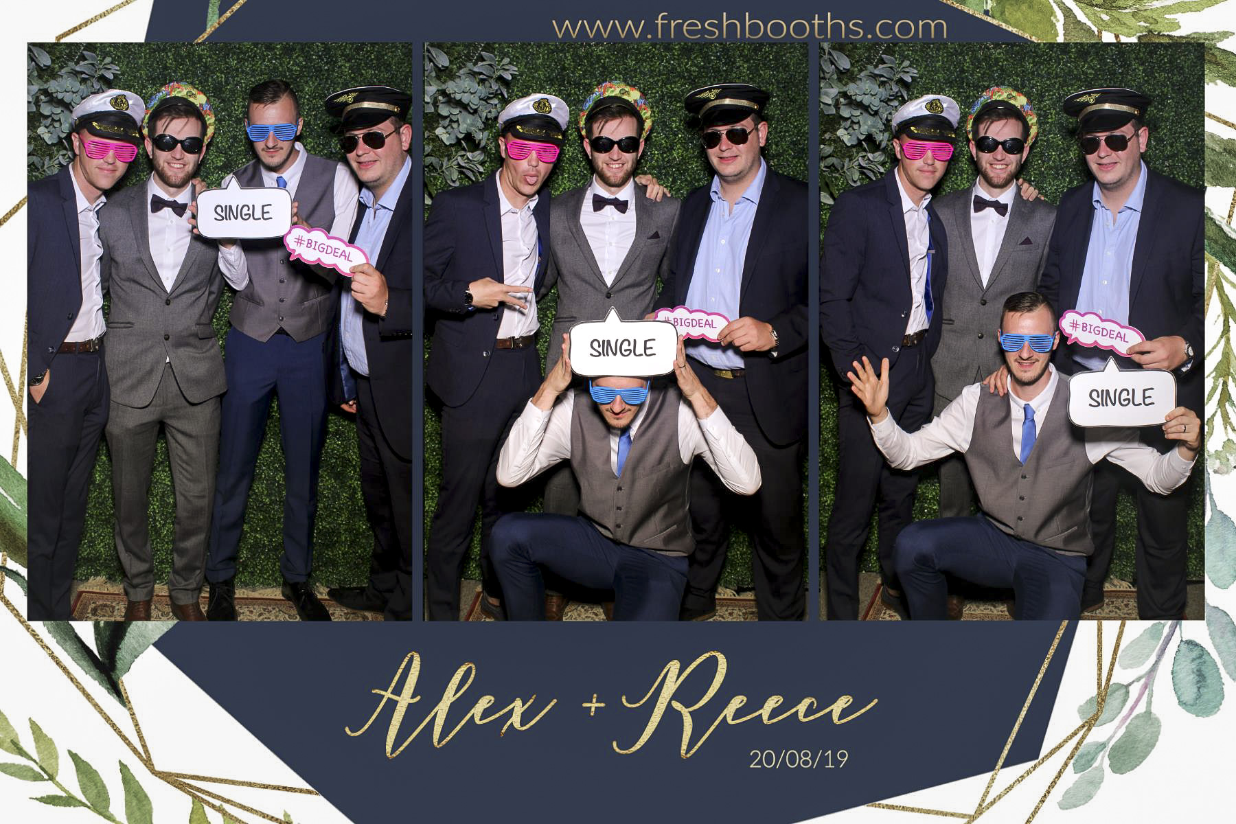 Alex & Reece Wedding - Selfie Mirror | View more photos from the event at gallery.freshbooths.com/u/FreshBooths/Alex-Reece-Wedding-Selfie-Mirror