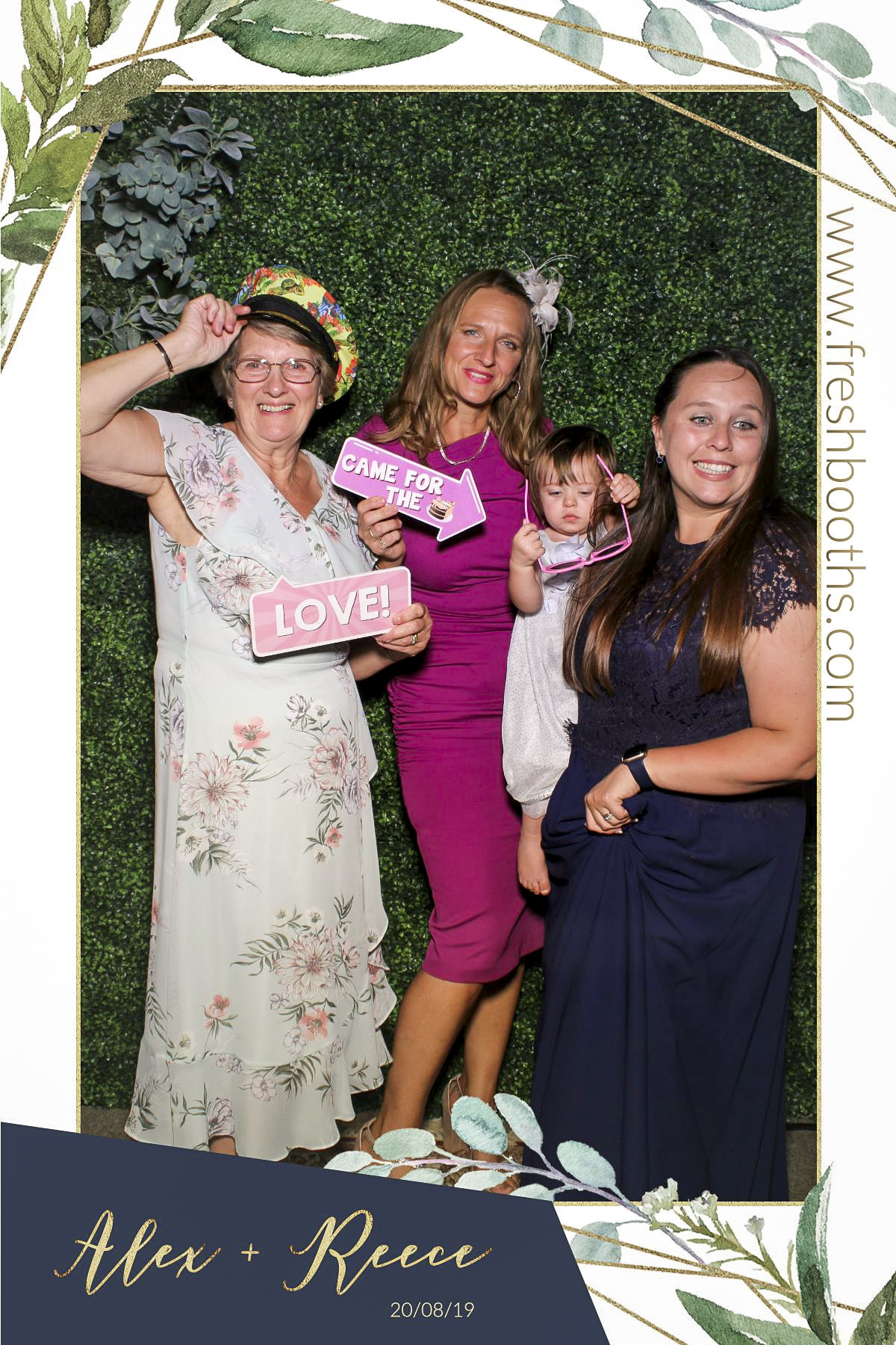 Alex & Reece Wedding - Selfie Mirror | View more photos from the event at gallery.freshbooths.com/u/FreshBooths/Alex-Reece-Wedding-Selfie-Mirror