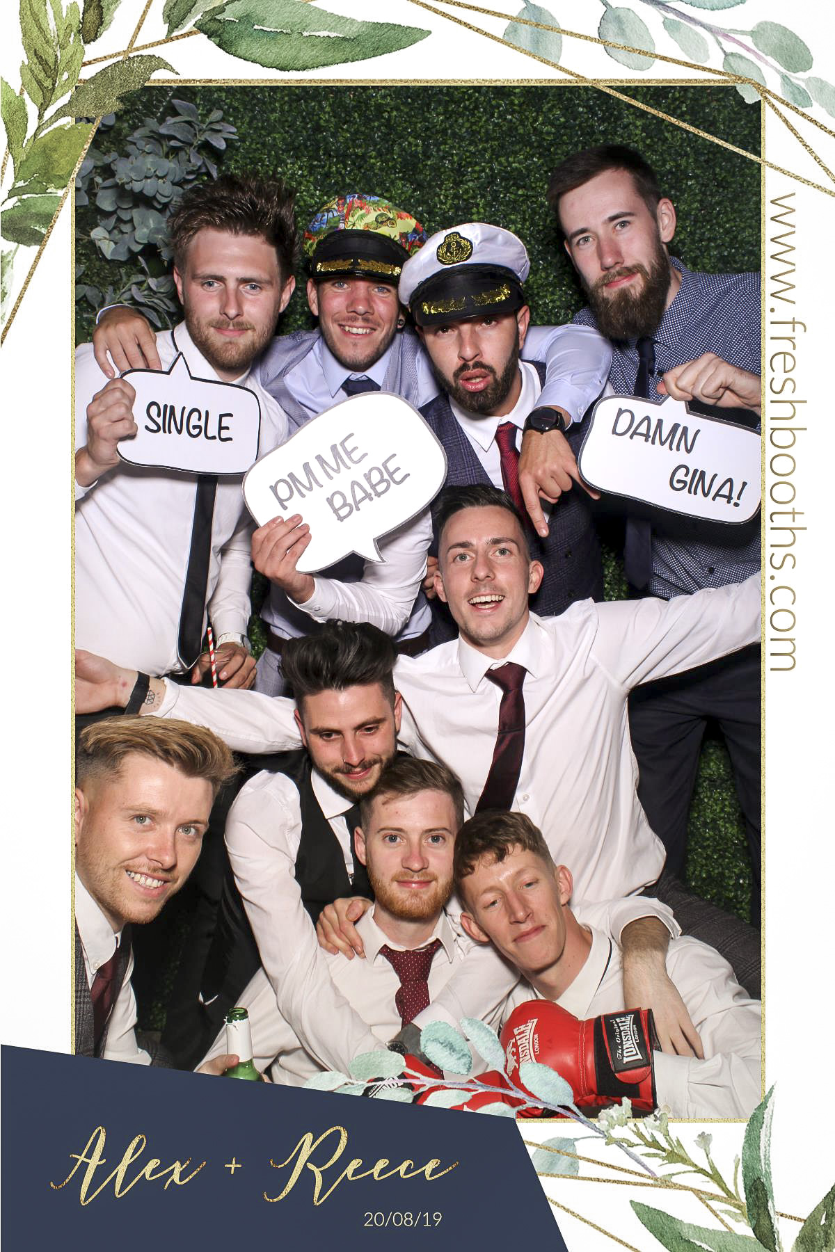 Alex & Reece Wedding - Selfie Mirror | View more photos from the event at gallery.freshbooths.com/u/FreshBooths/Alex-Reece-Wedding-Selfie-Mirror