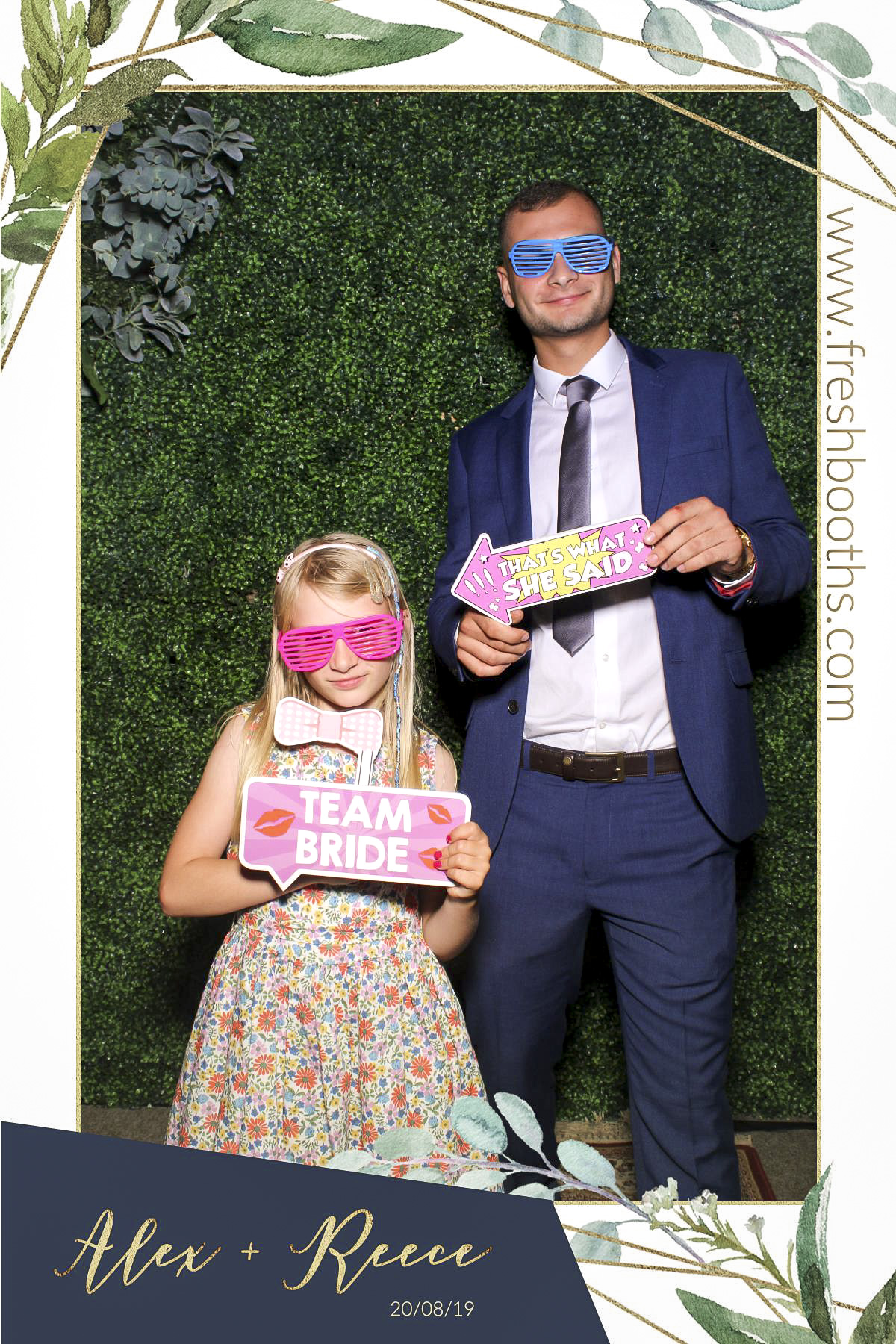 Alex & Reece Wedding - Selfie Mirror | View more photos from the event at gallery.freshbooths.com/u/FreshBooths/Alex-Reece-Wedding-Selfie-Mirror