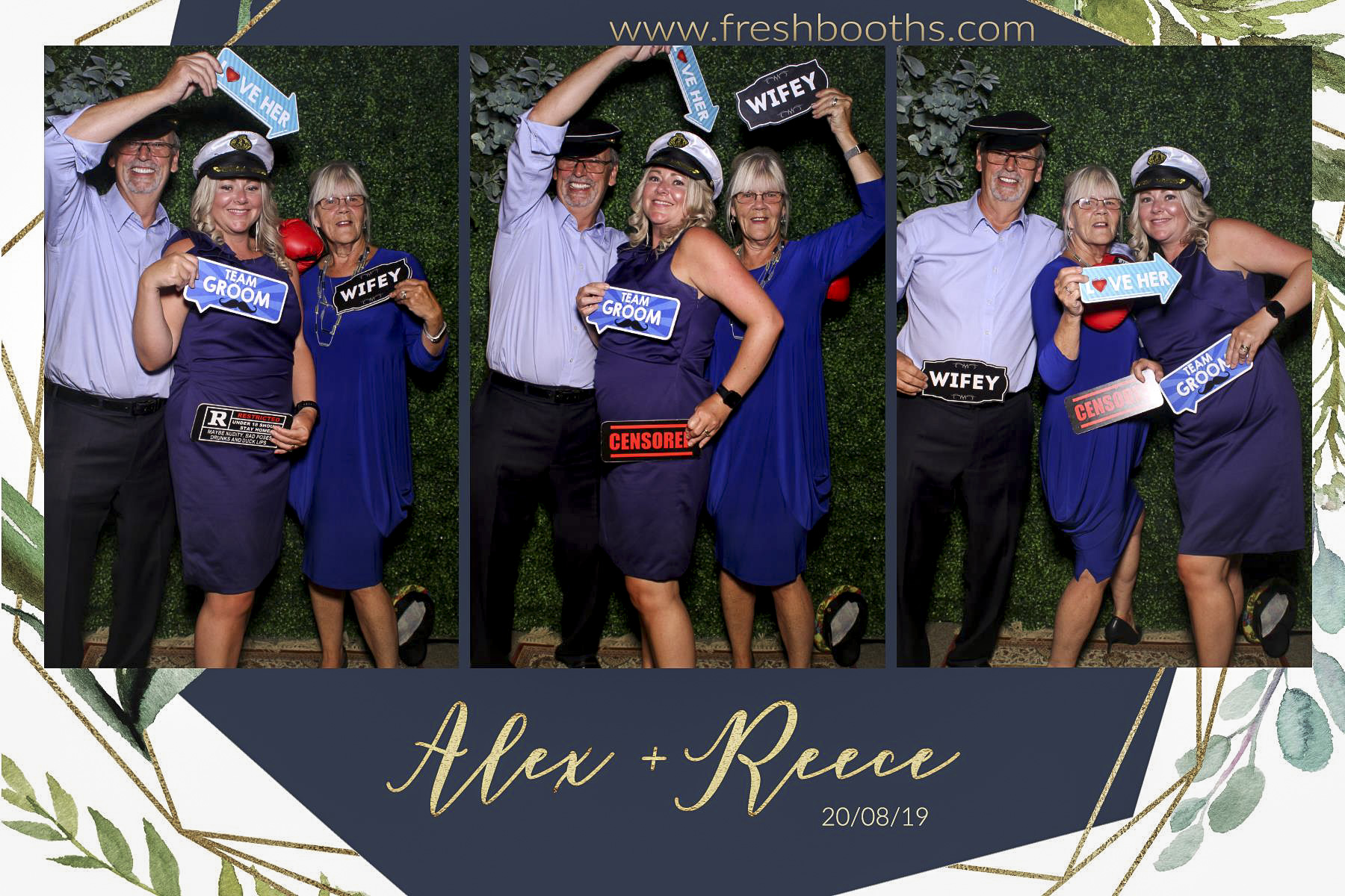 Alex & Reece Wedding - Selfie Mirror | View more photos from the event at gallery.freshbooths.com/u/FreshBooths/Alex-Reece-Wedding-Selfie-Mirror